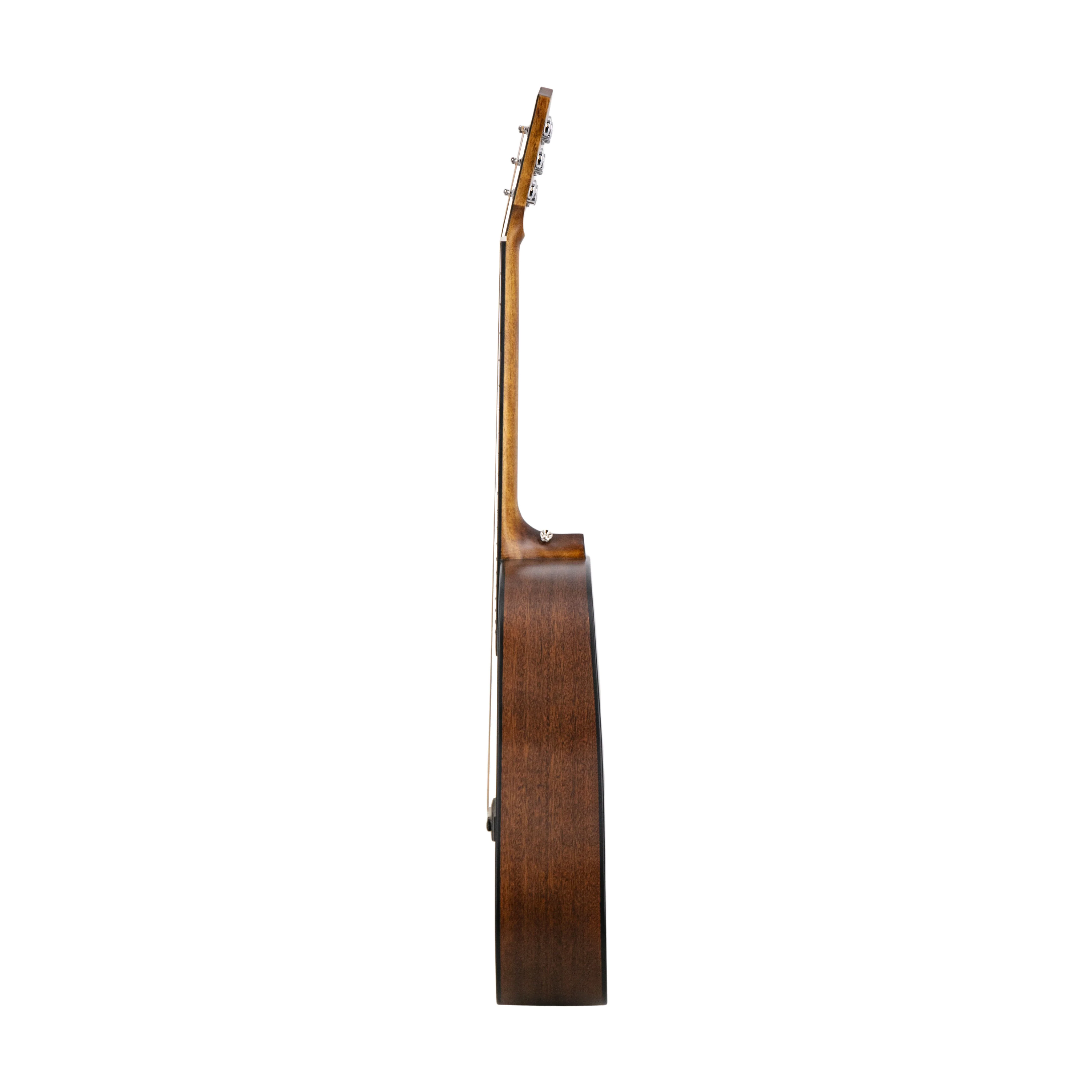 Harmony Foundation Series e-Terra ST Dreadnought Acoustic Guitar, Natural Satin - Image 3