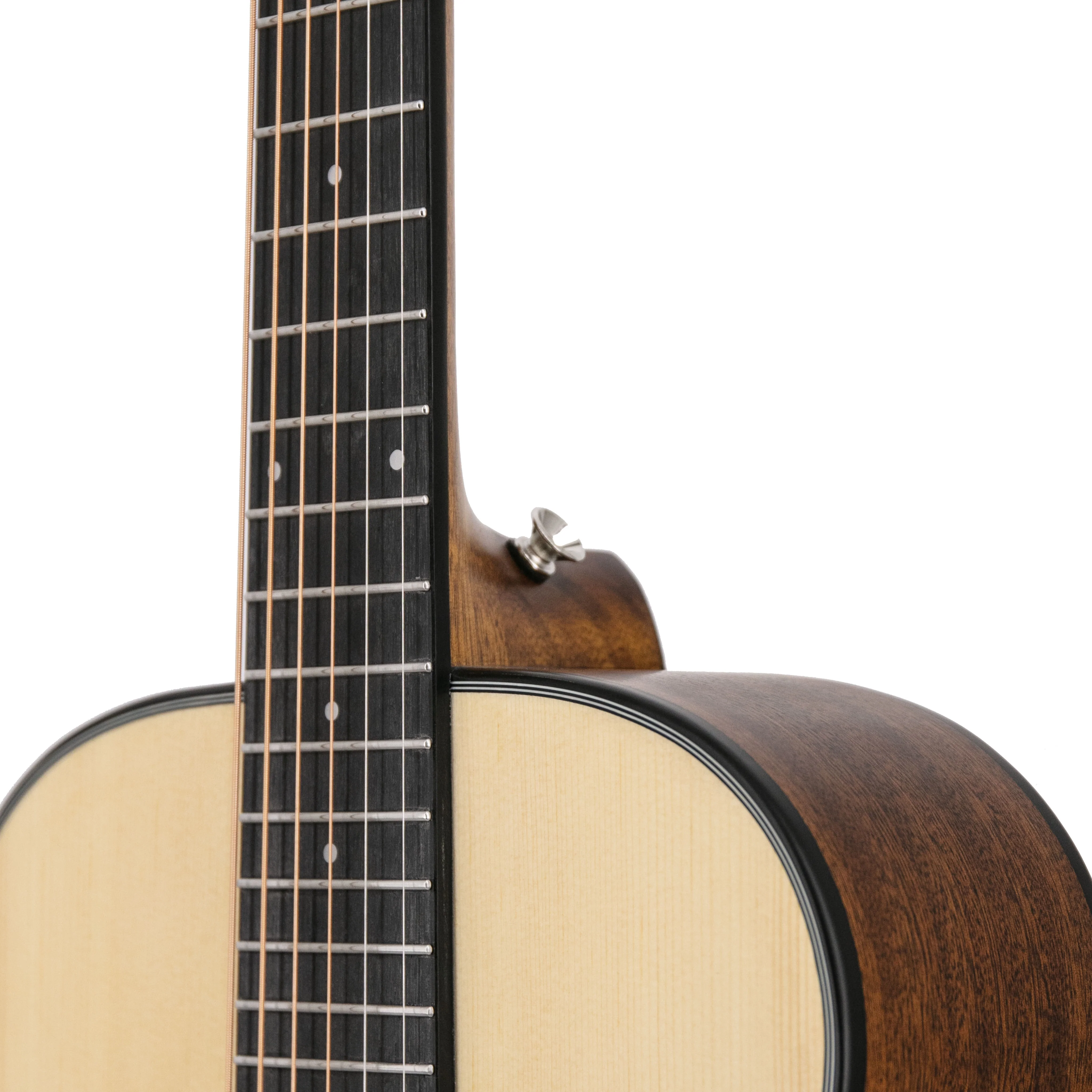 Harmony Foundation Series e-Terra ST Petite Dreadnought Acoustic Guitar w/Bag, Natural Satin - Image 10