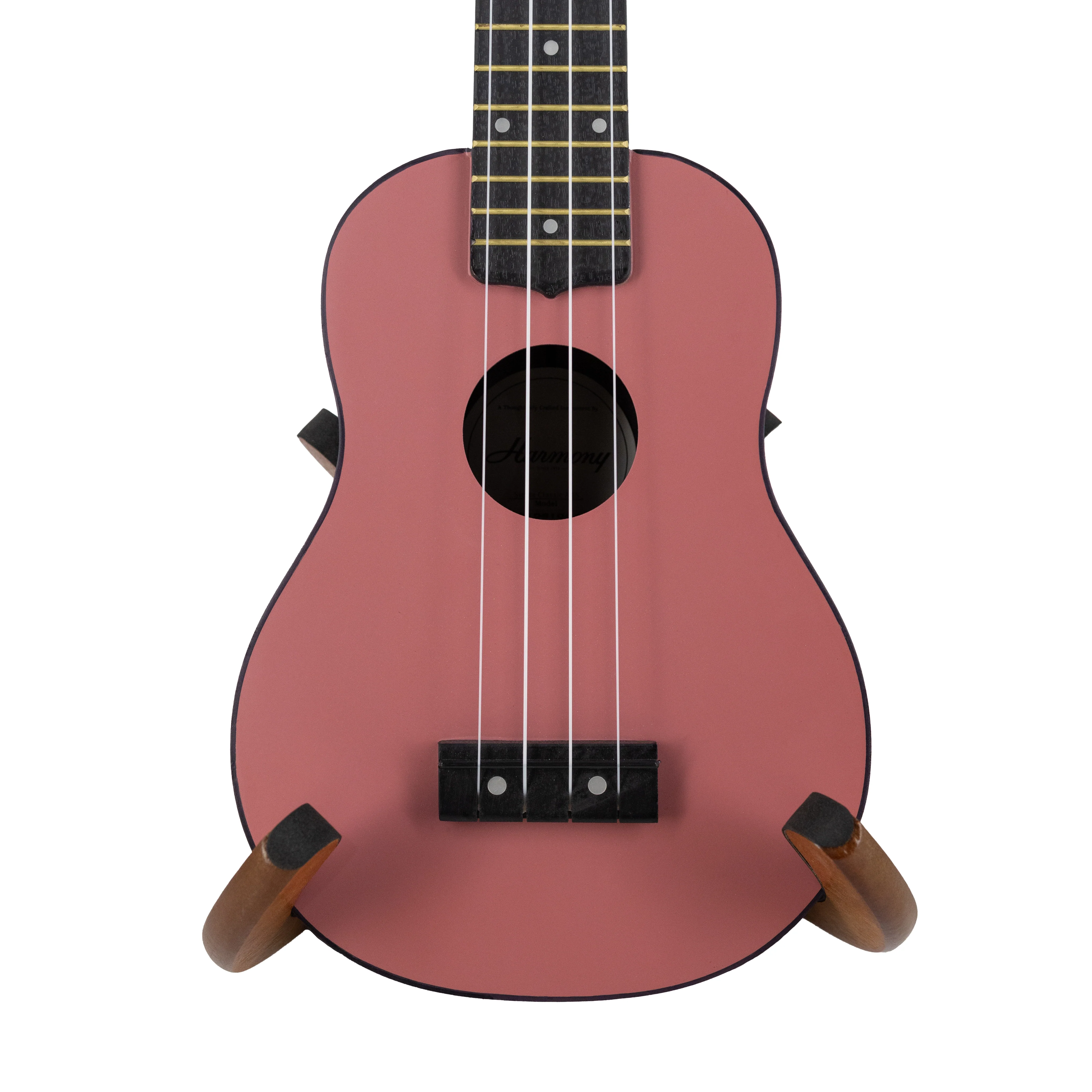 Harmony Foundation Series Sierra Classic ABS Soprano Ukulele, Coral Red - Image 3