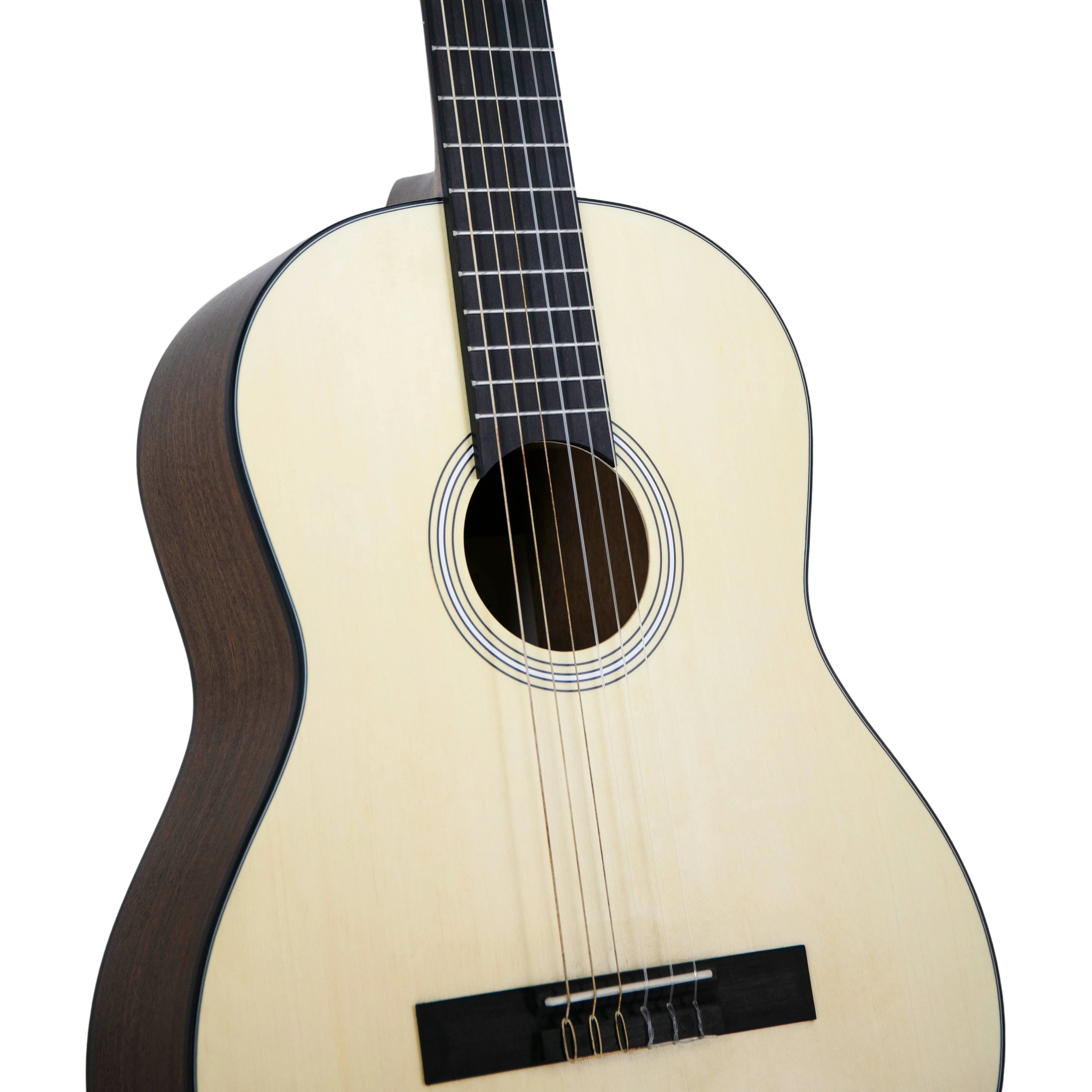 Harmony Foundation Series Terra Classical Guitar, Natural Satin - Image 4