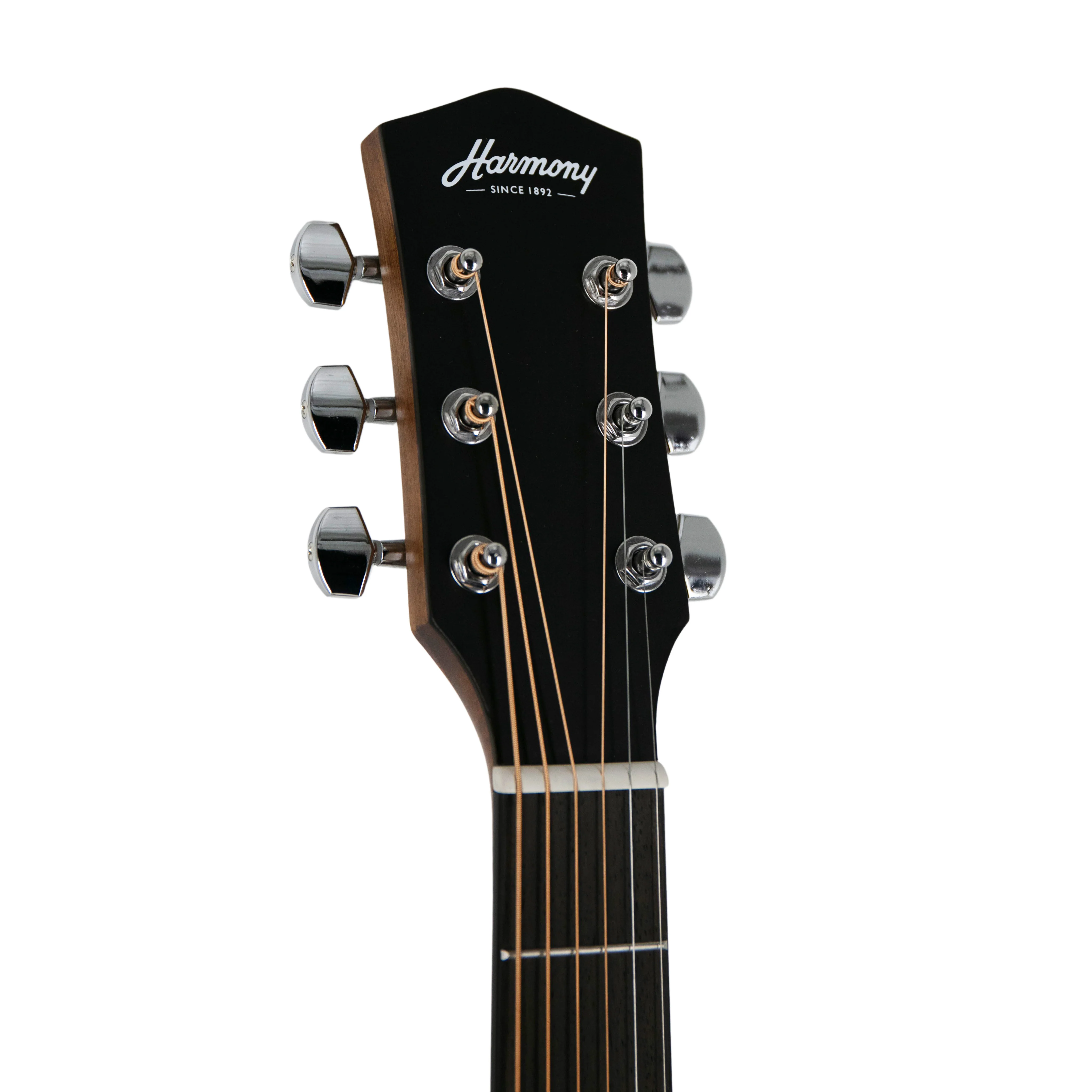 Harmony Foundation Series Terra Dreadnought Acoustic Guitar, Natural Satin - Image 6