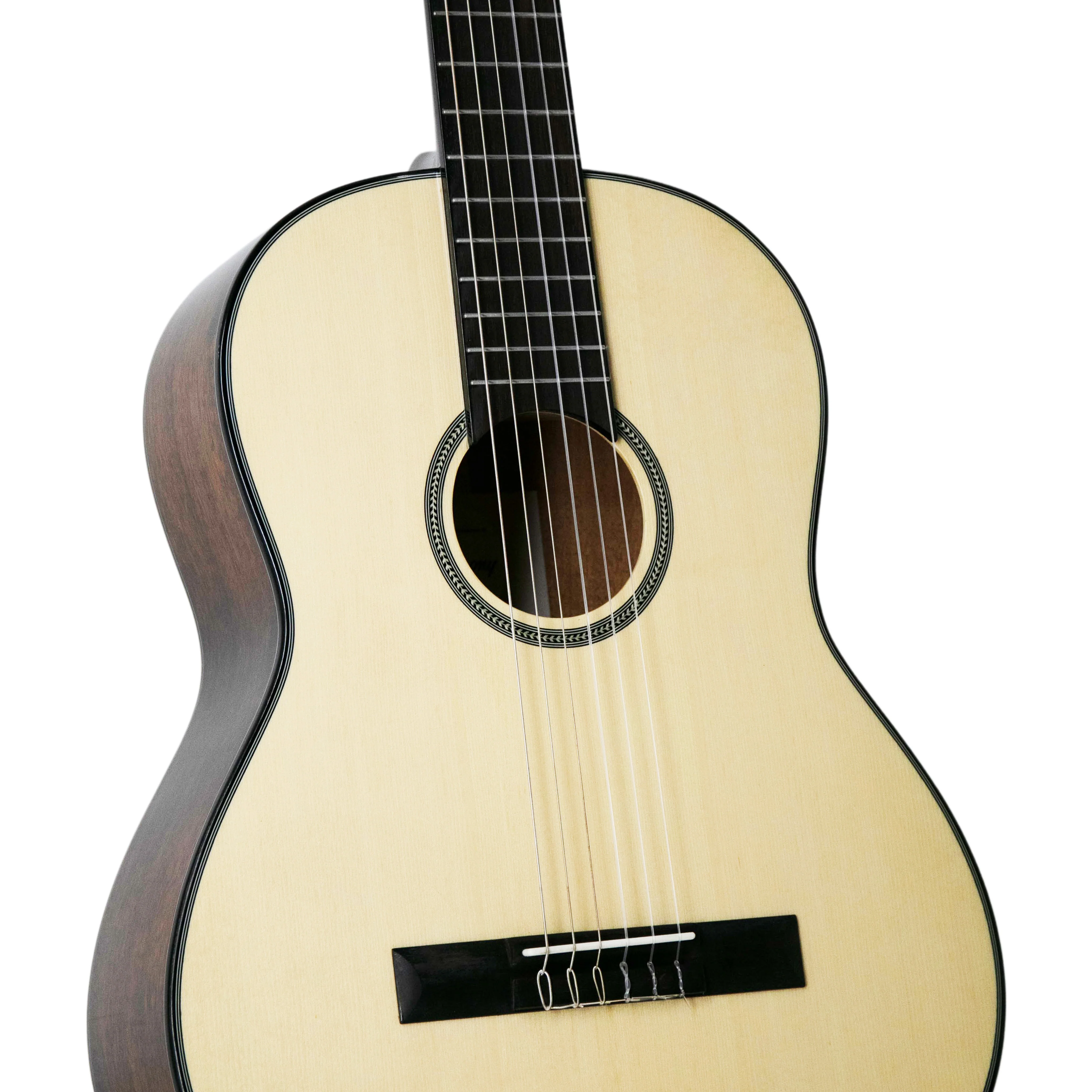 Harmony Foundation Series Terra FS Classical Guitar, Natural Gloss - Image 4