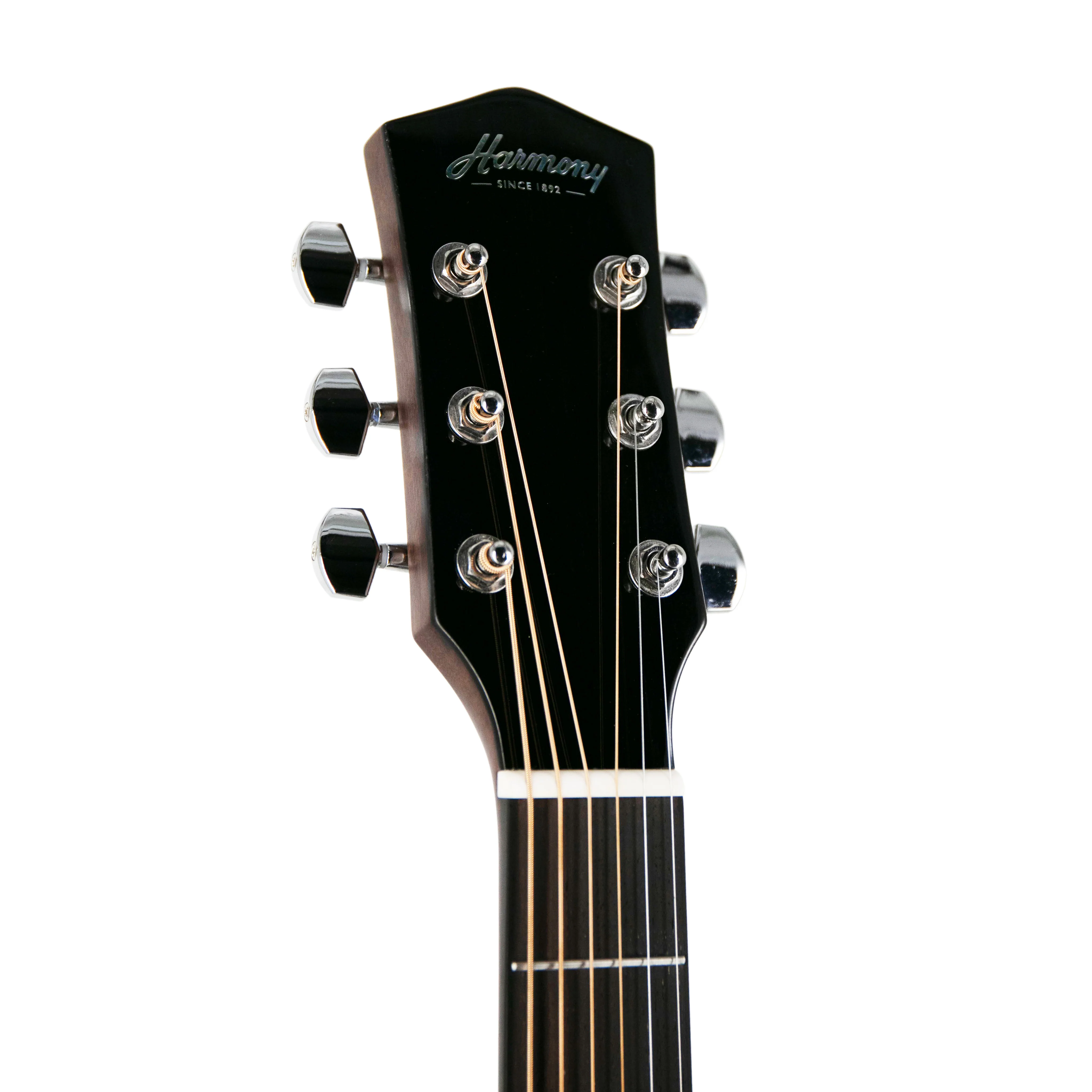Harmony Foundation Series Terra FS Dreadnought Acoustic Guitar, Natural Gloss - Image 6