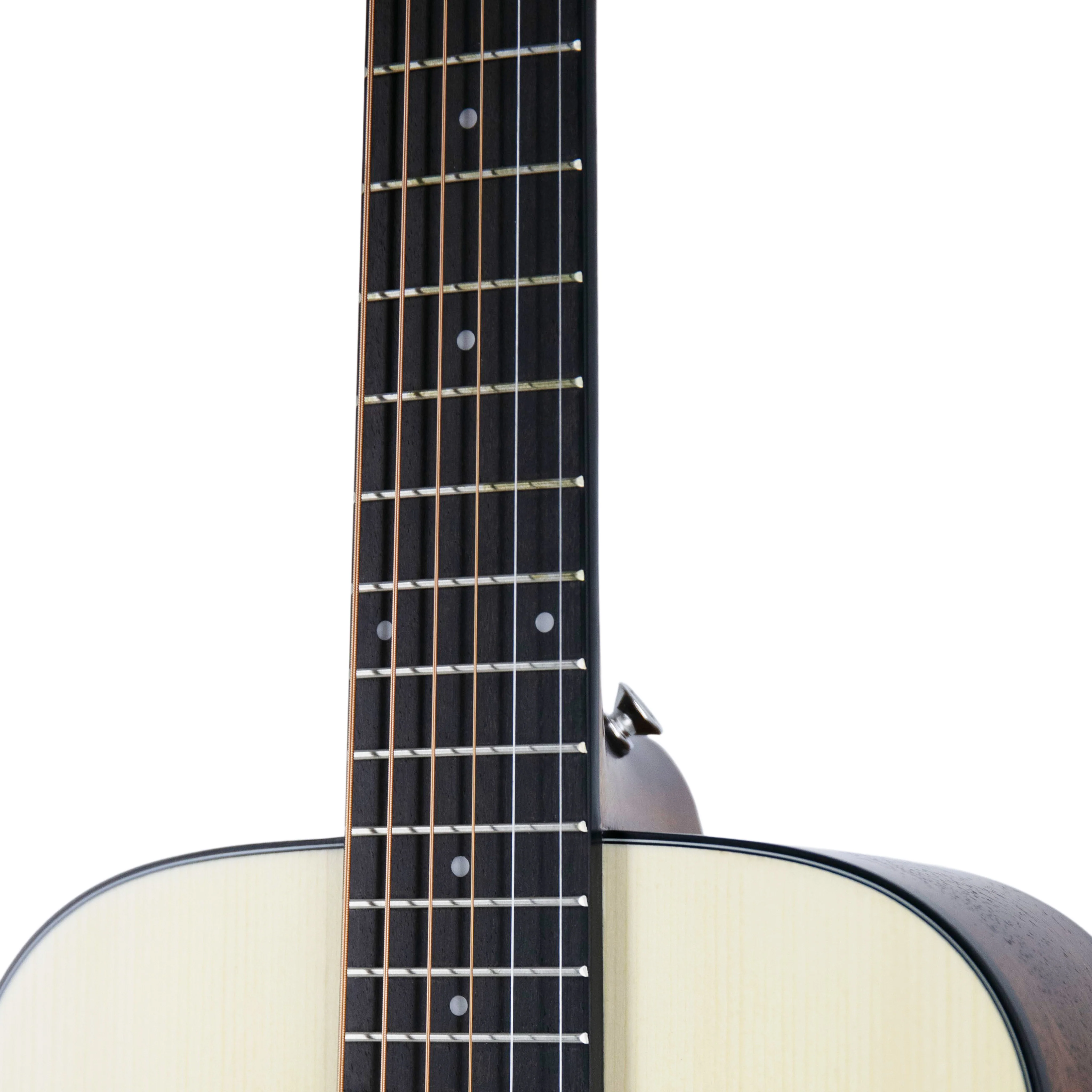 Harmony Foundation Series Terra Petite Dreadnought Acoustic Guitar w/Bag, Natural Satin - Image 10