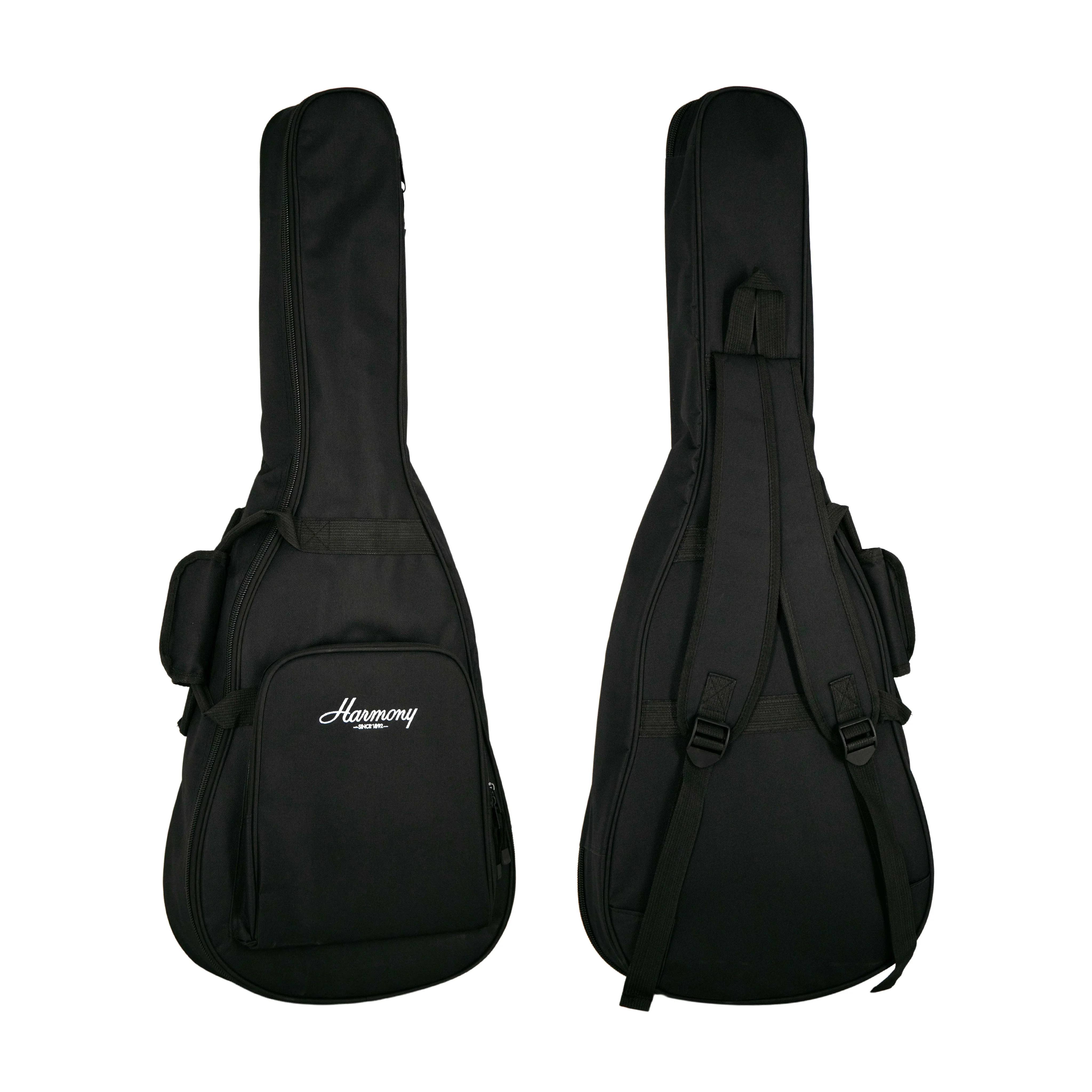 Harmony Foundation Series Terra Petite Dreadnought Acoustic Guitar w/Bag, Natural Satin - Image 14