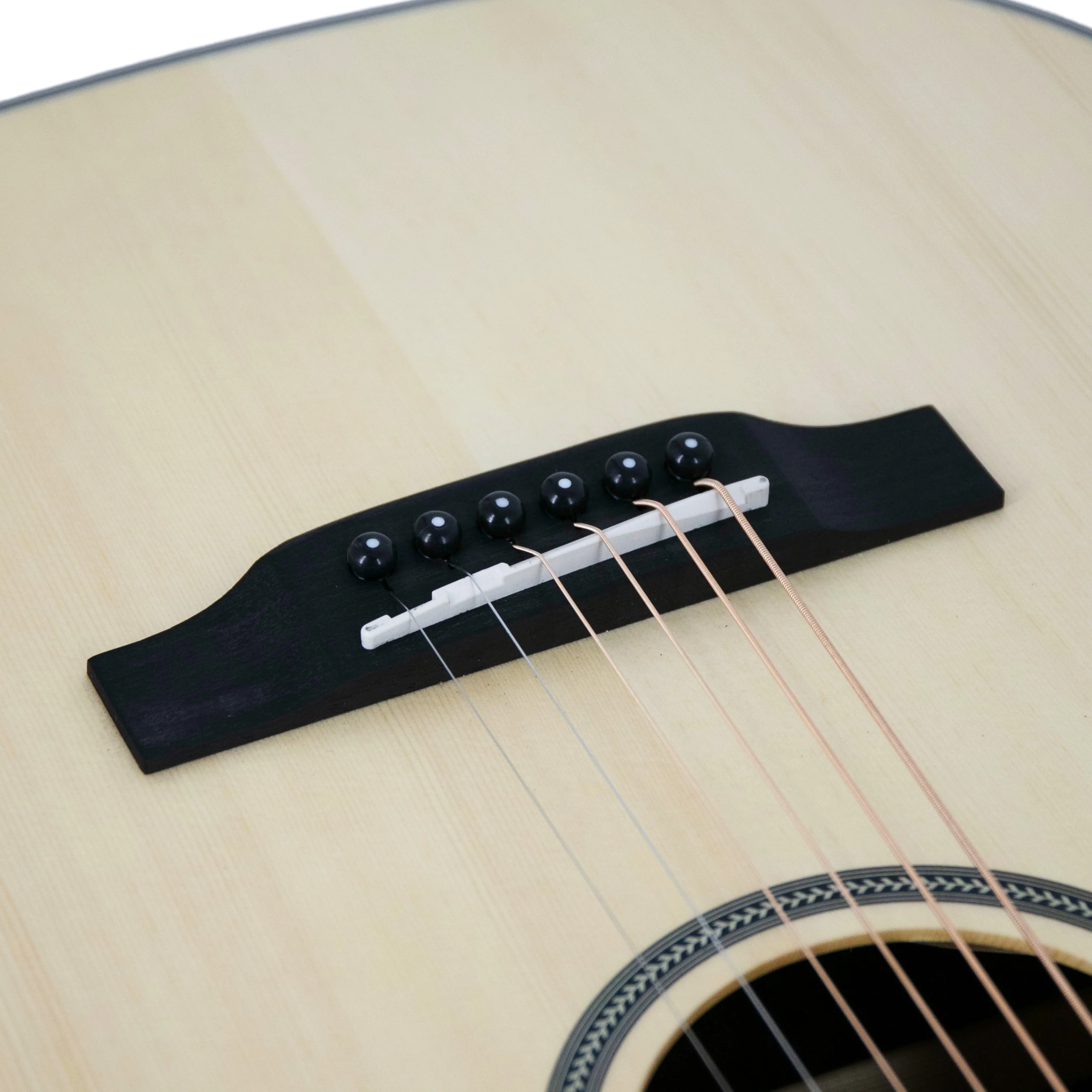 Harmony Foundation Series Terra ST Petite Dreadnought Acoustic Guitar w/Bag, Natural Satin - Image 13