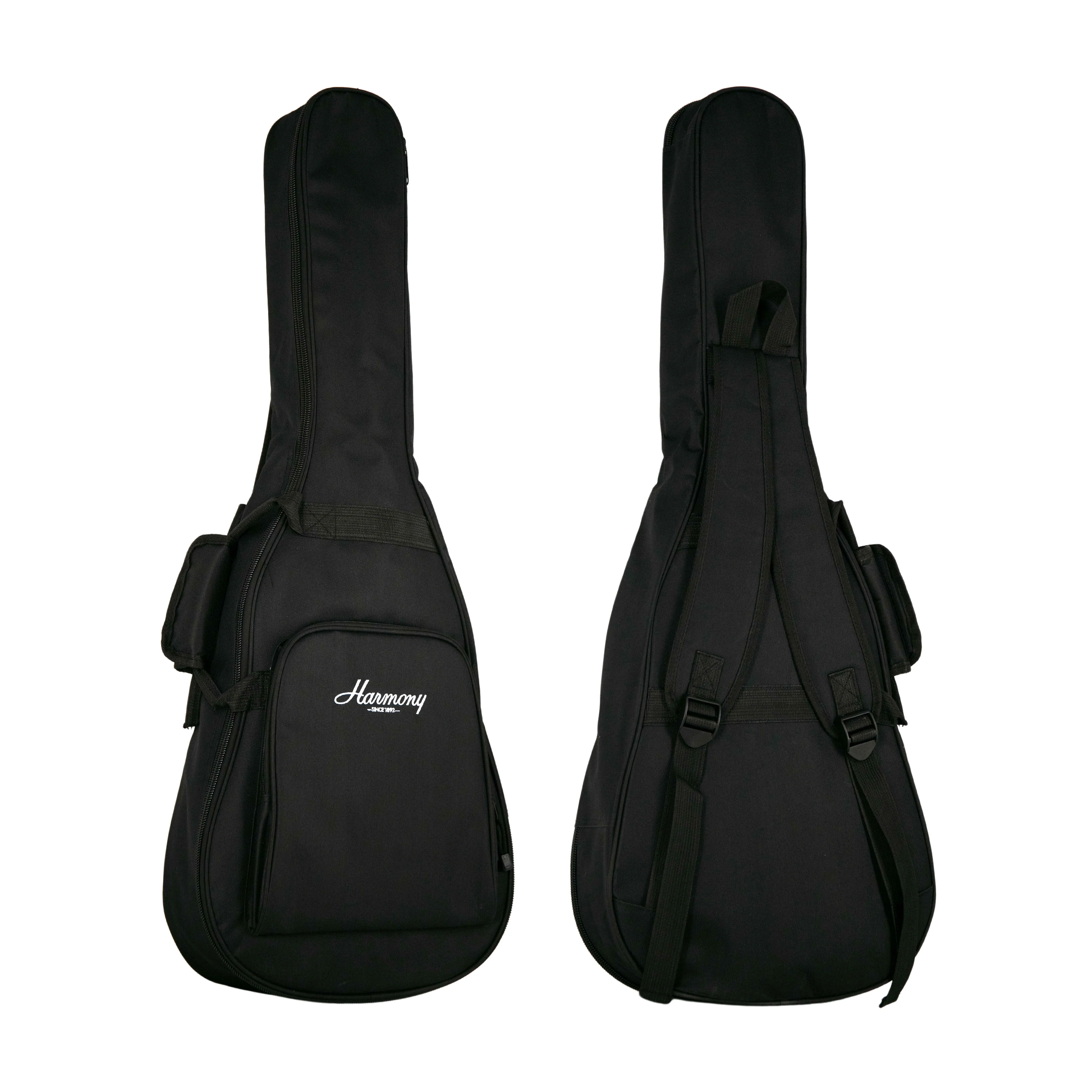 Harmony Foundation Series Terra ST Petite Dreadnought Acoustic Guitar w/Bag, Natural Satin - Image 14
