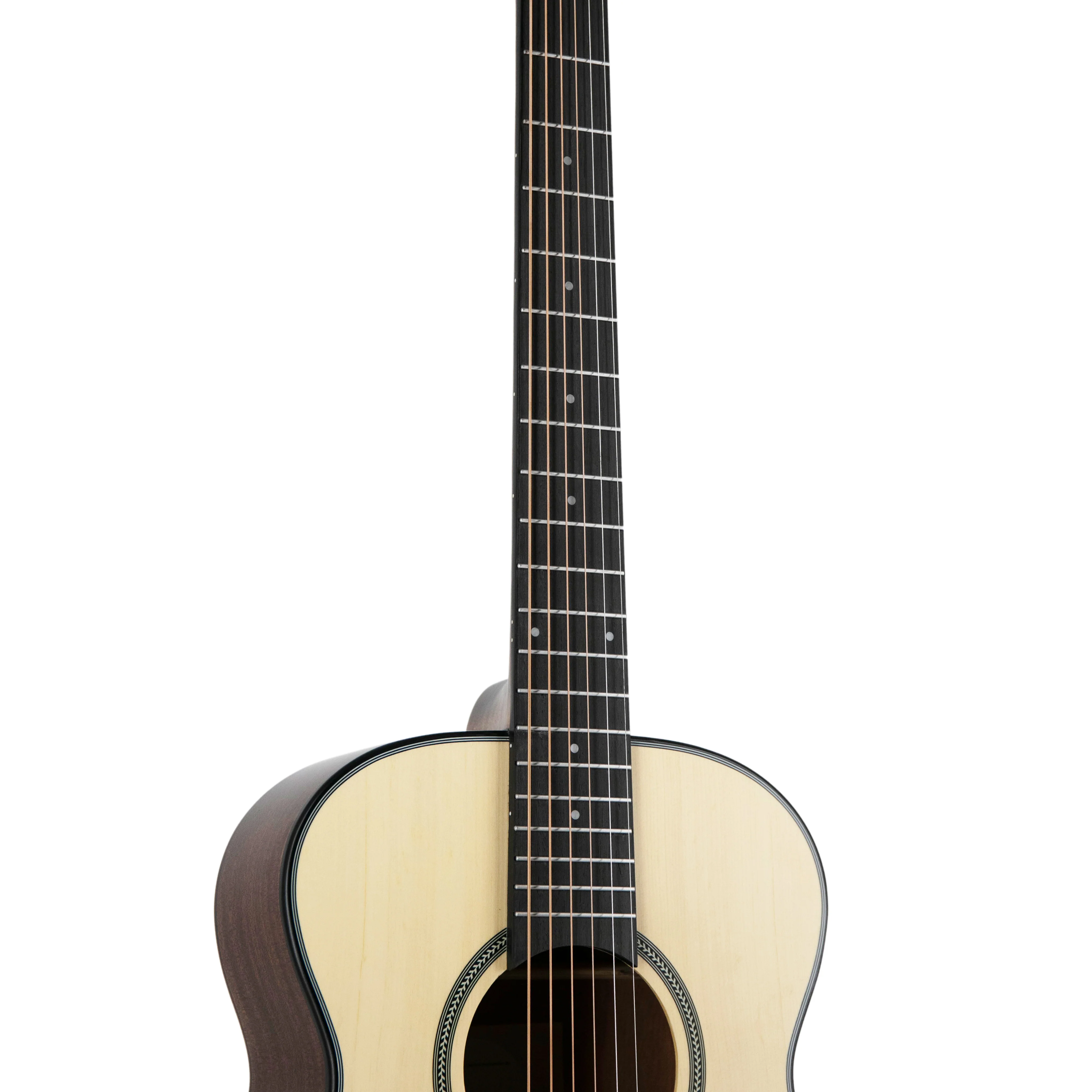 Harmony Foundation Series Terra ST Petite OM Acoustic Guitar w/Bag, Natural Satin - Image 7
