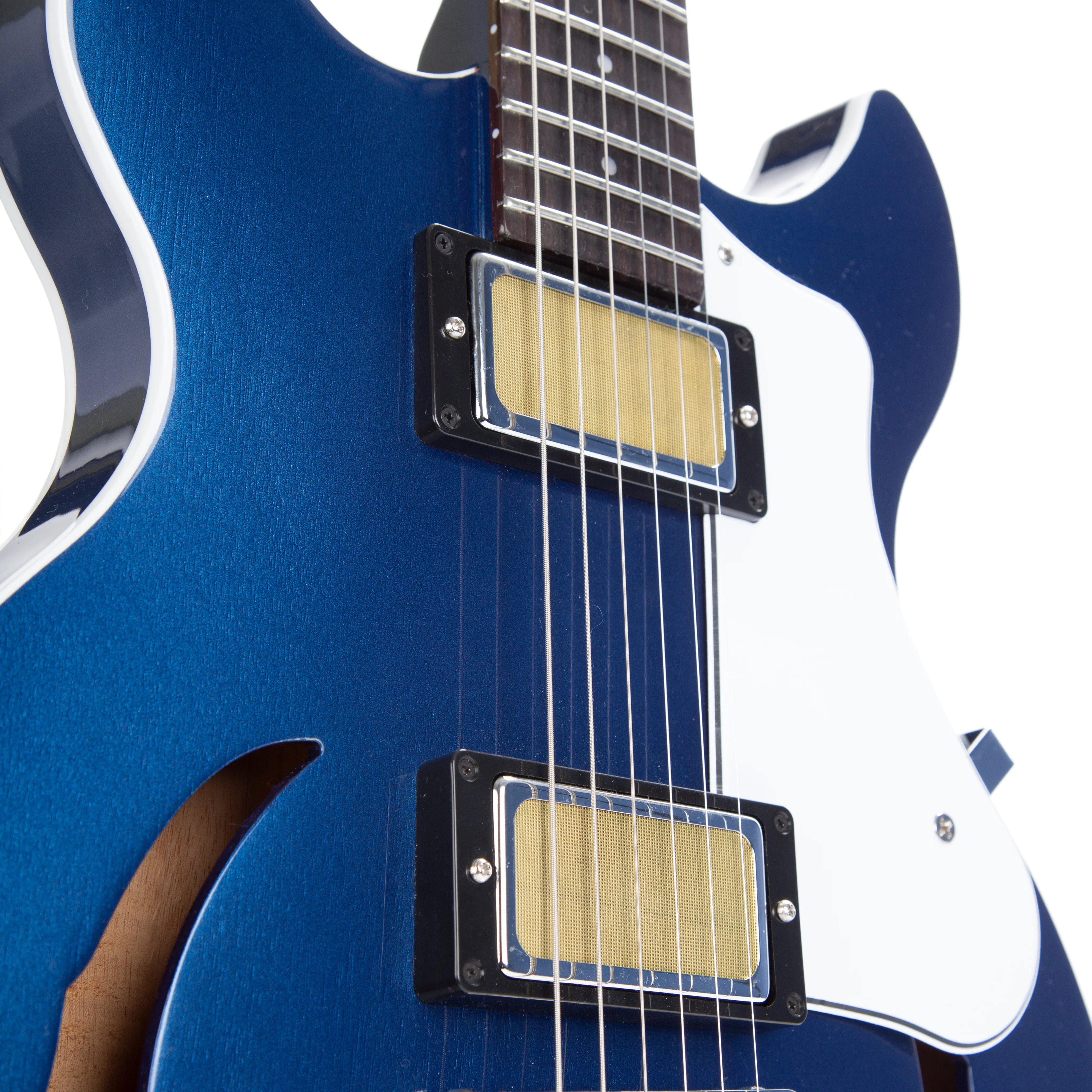 Harmony Standard Series Comet Electric Guitar w/Case, RW FB, Midnight Blue - Image 4