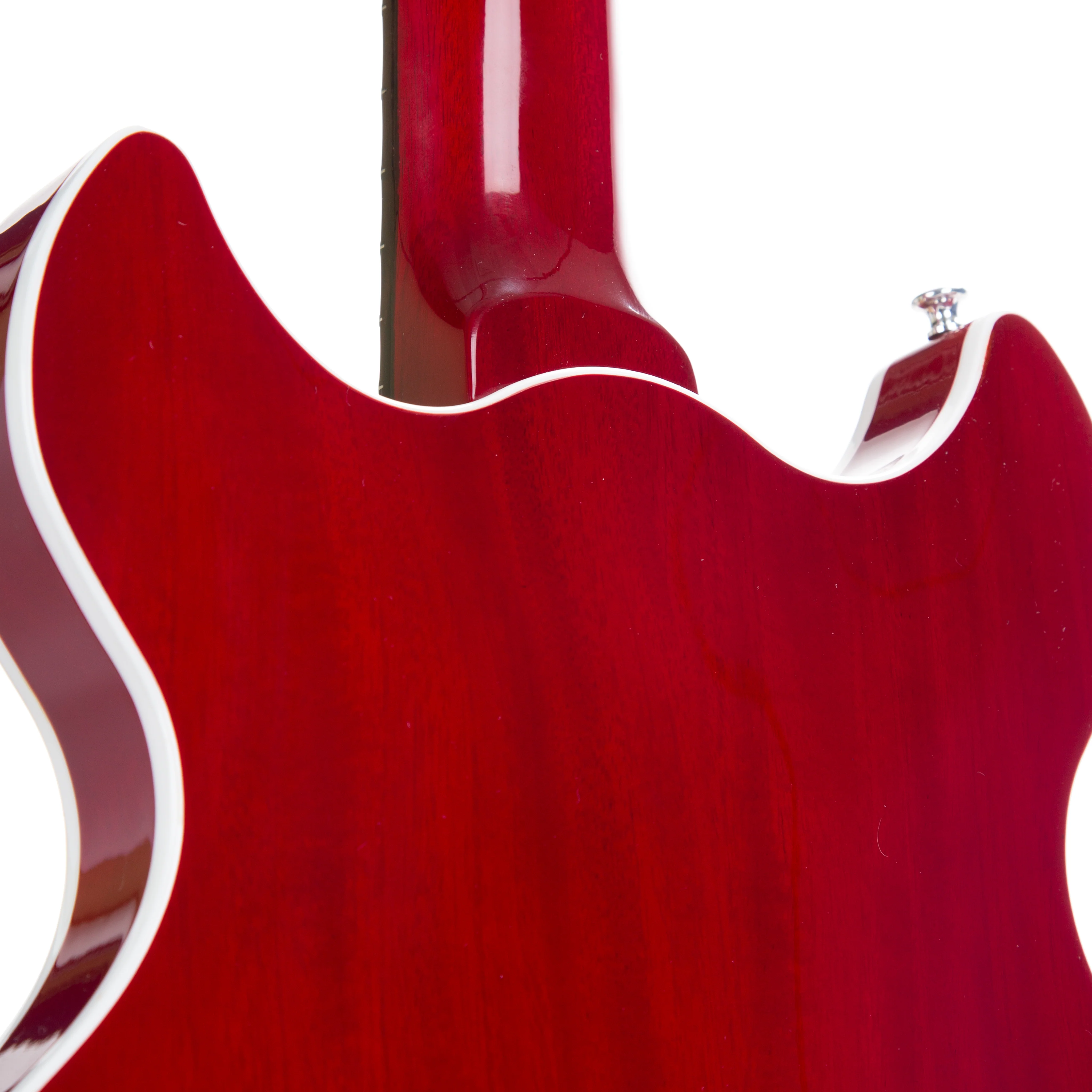 Harmony Standard Series Comet Electric Guitar w/Case, RW FB, Trans Red - Image 8