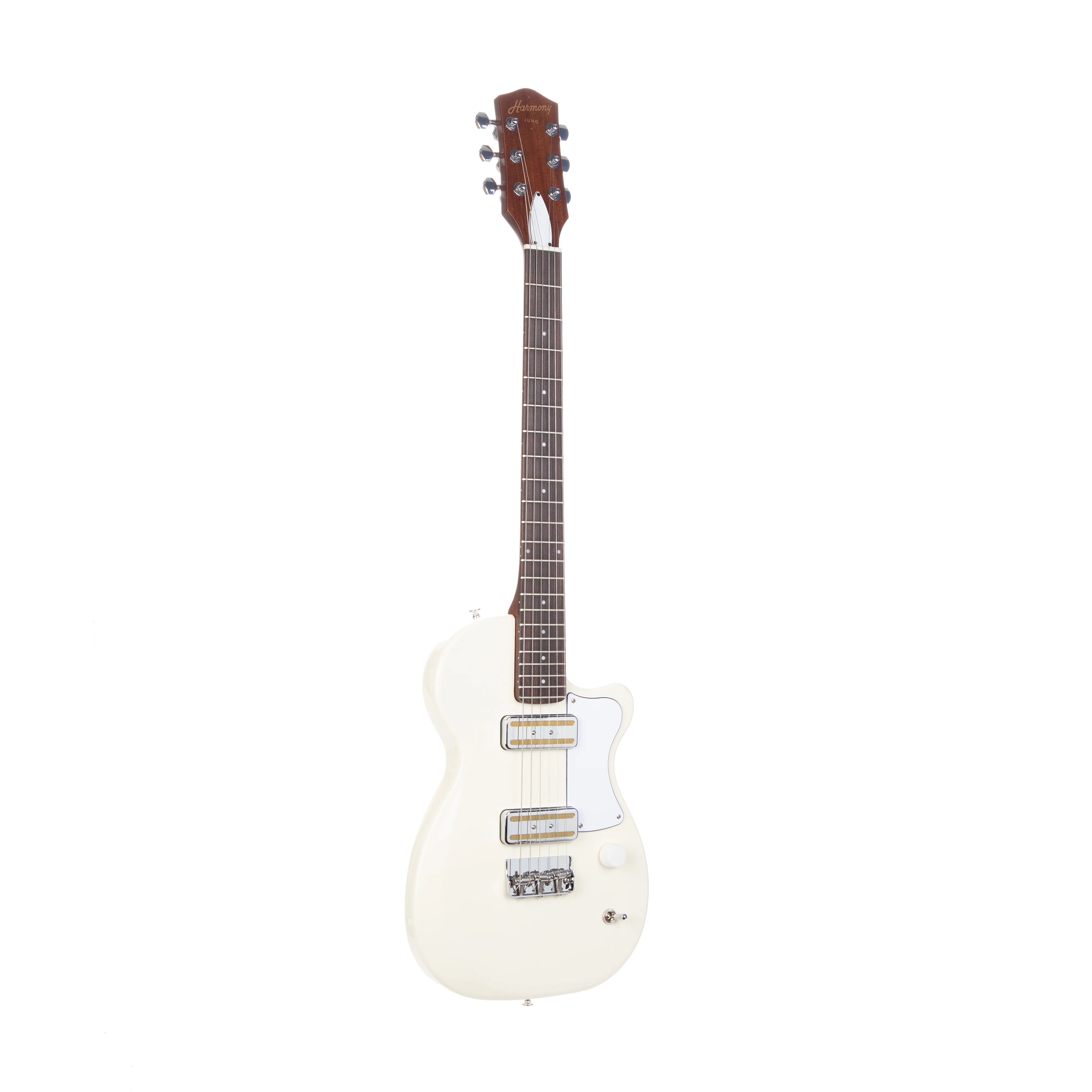 Harmony Standard Series Juno Electric Guitar w/Case, RW FB, Pearl White - Image 3