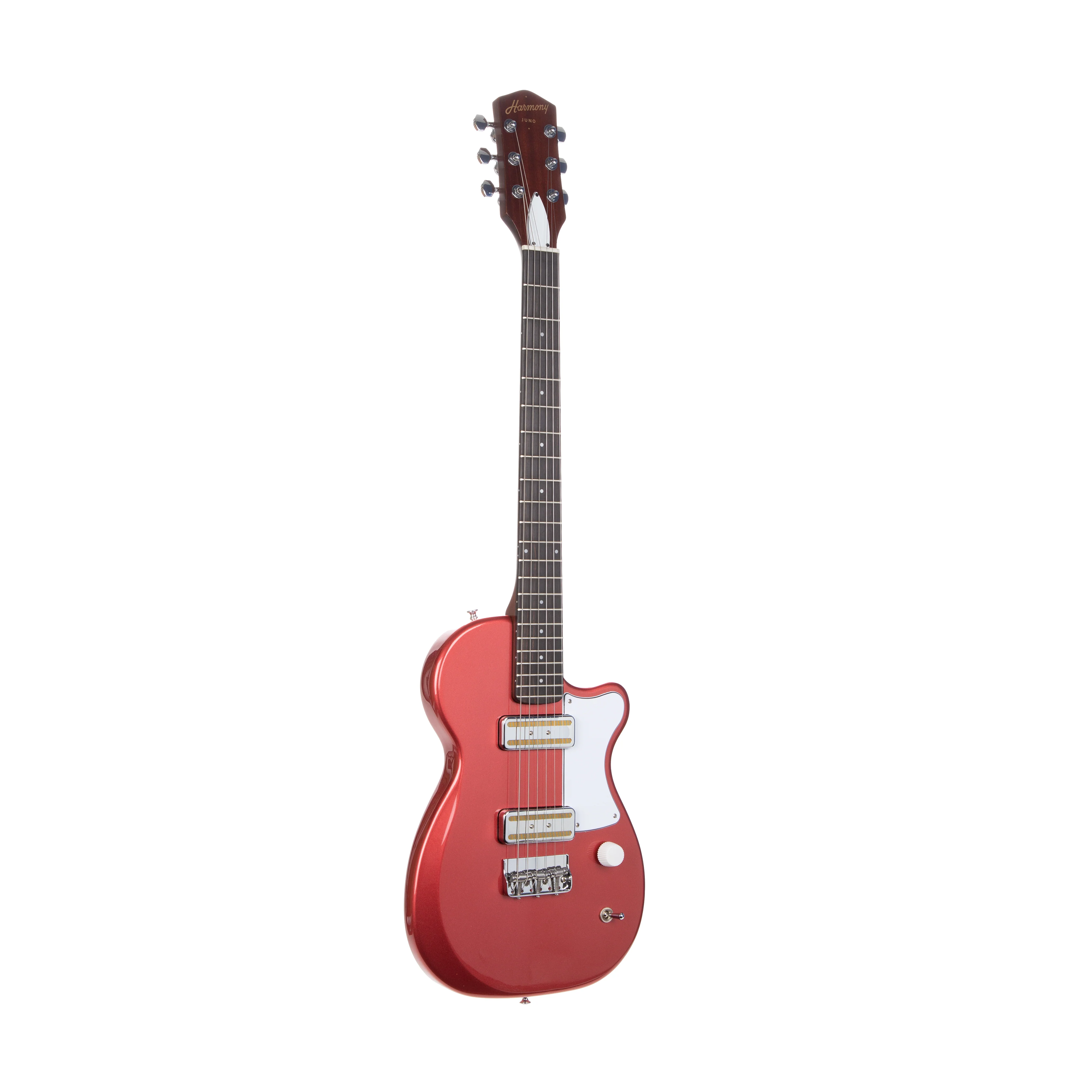 Harmony Standard Series Juno Electric Guitar w/Case, RW FB, Rose - Image 3