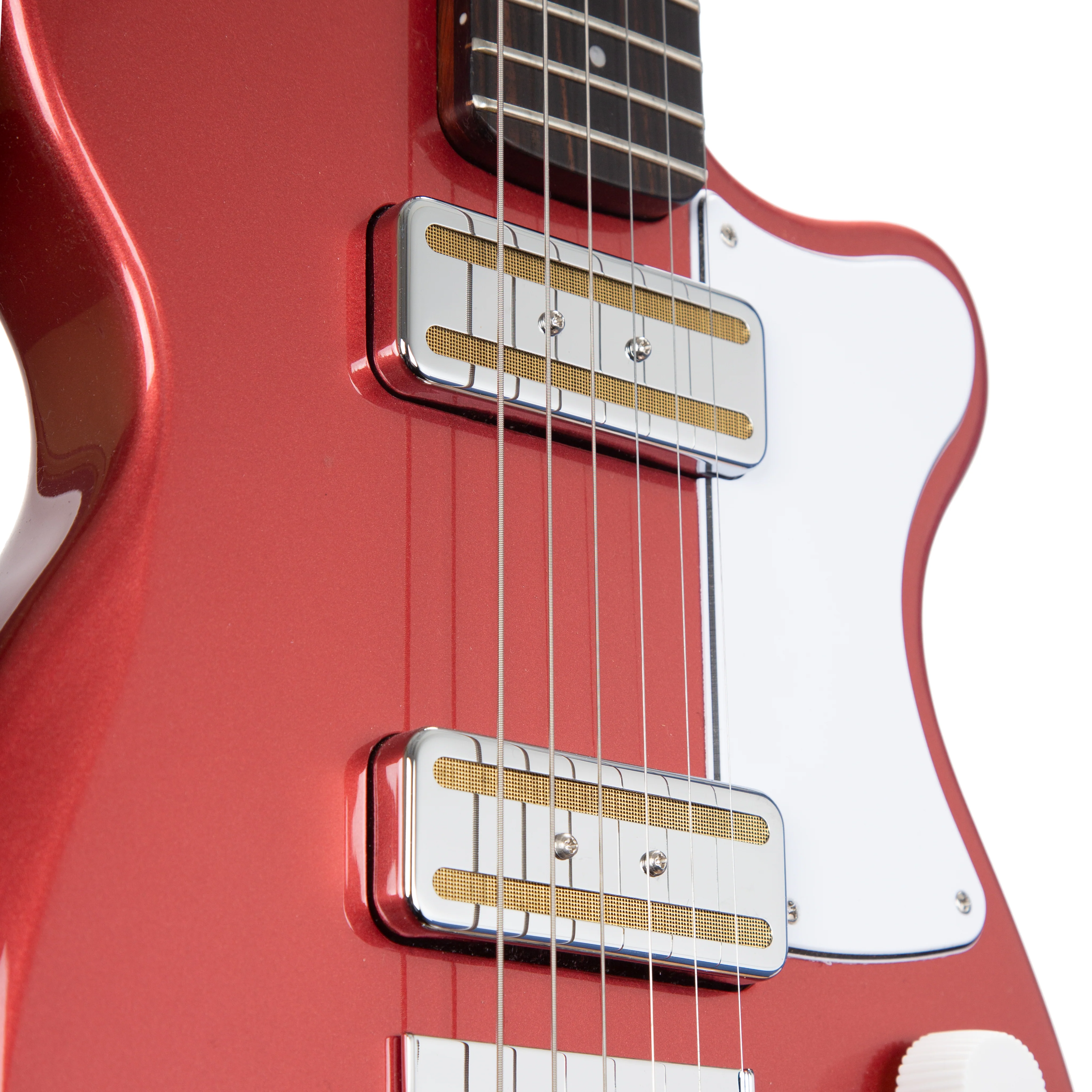 Harmony Standard Series Juno Electric Guitar w/Case, RW FB, Rose - Image 6