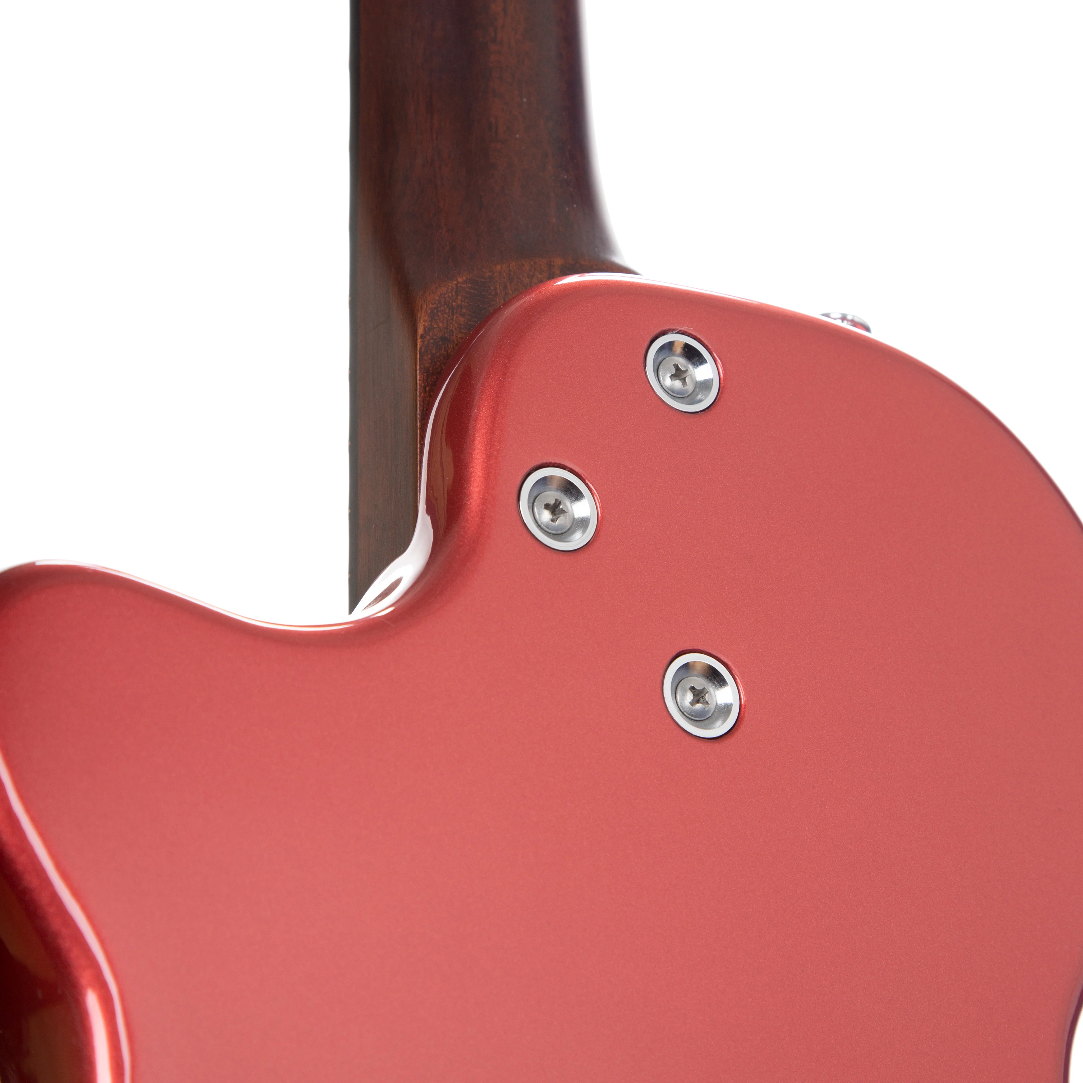 Harmony Standard Series Juno Electric Guitar w/Case, RW FB, Rose - Image 8