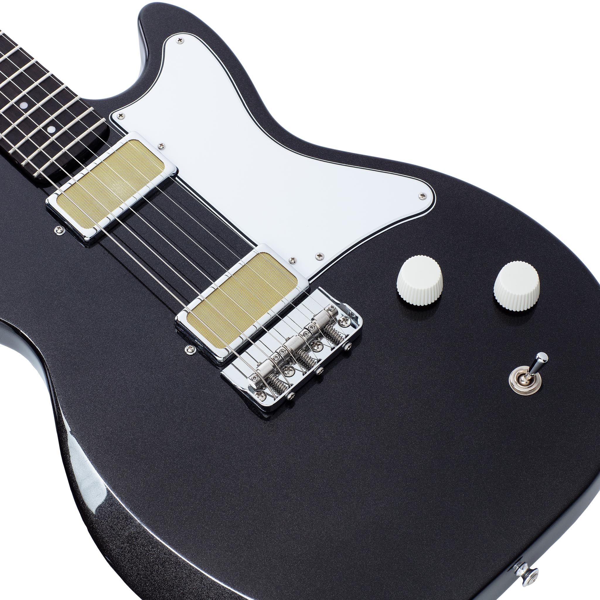 Harmony Standard Series Jupiter Electric Guitar w/Case, RW FB, Space Black - Image 3