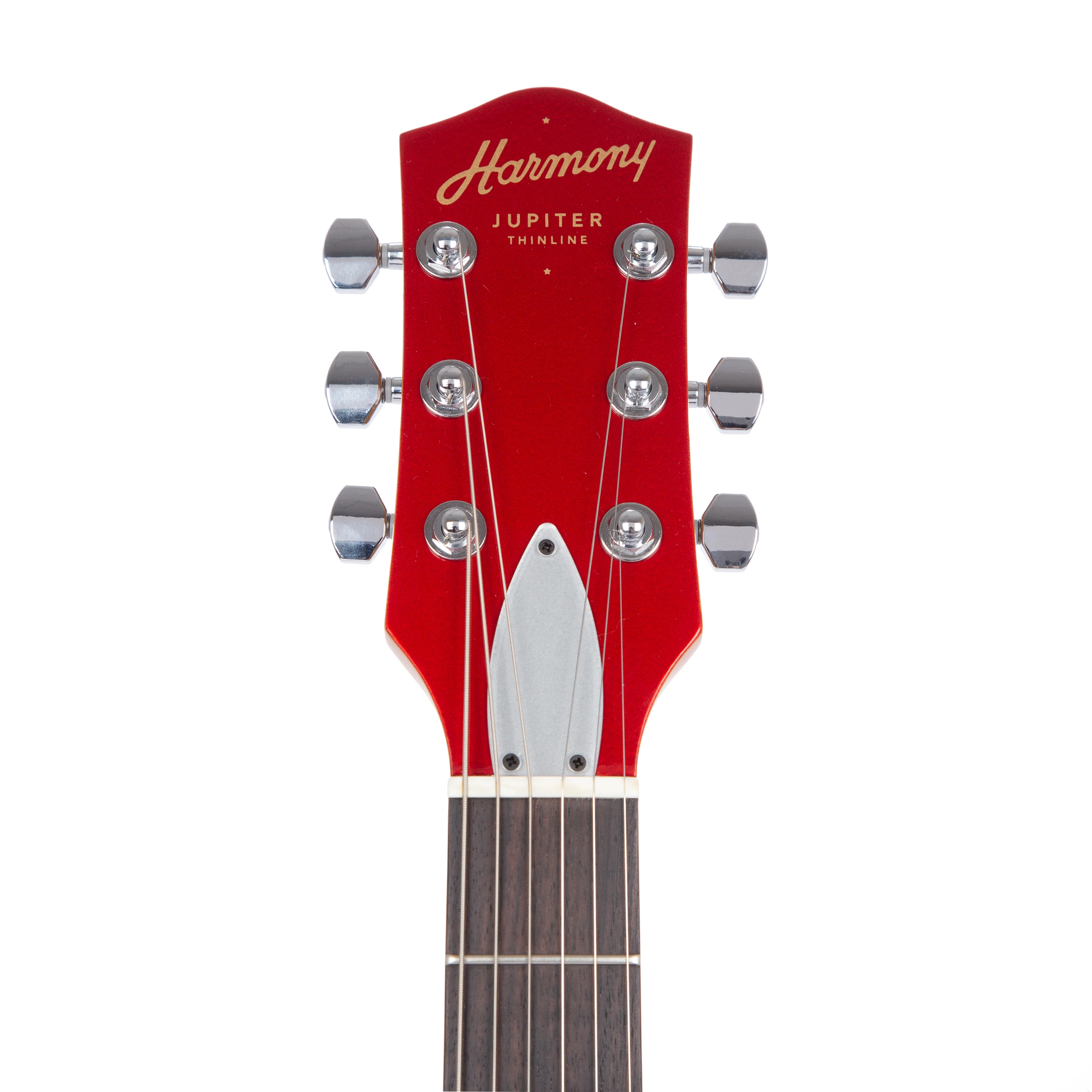 Harmony Standard Series Jupiter Thinline Electric Guitar w/Case, Cherry - Image 9