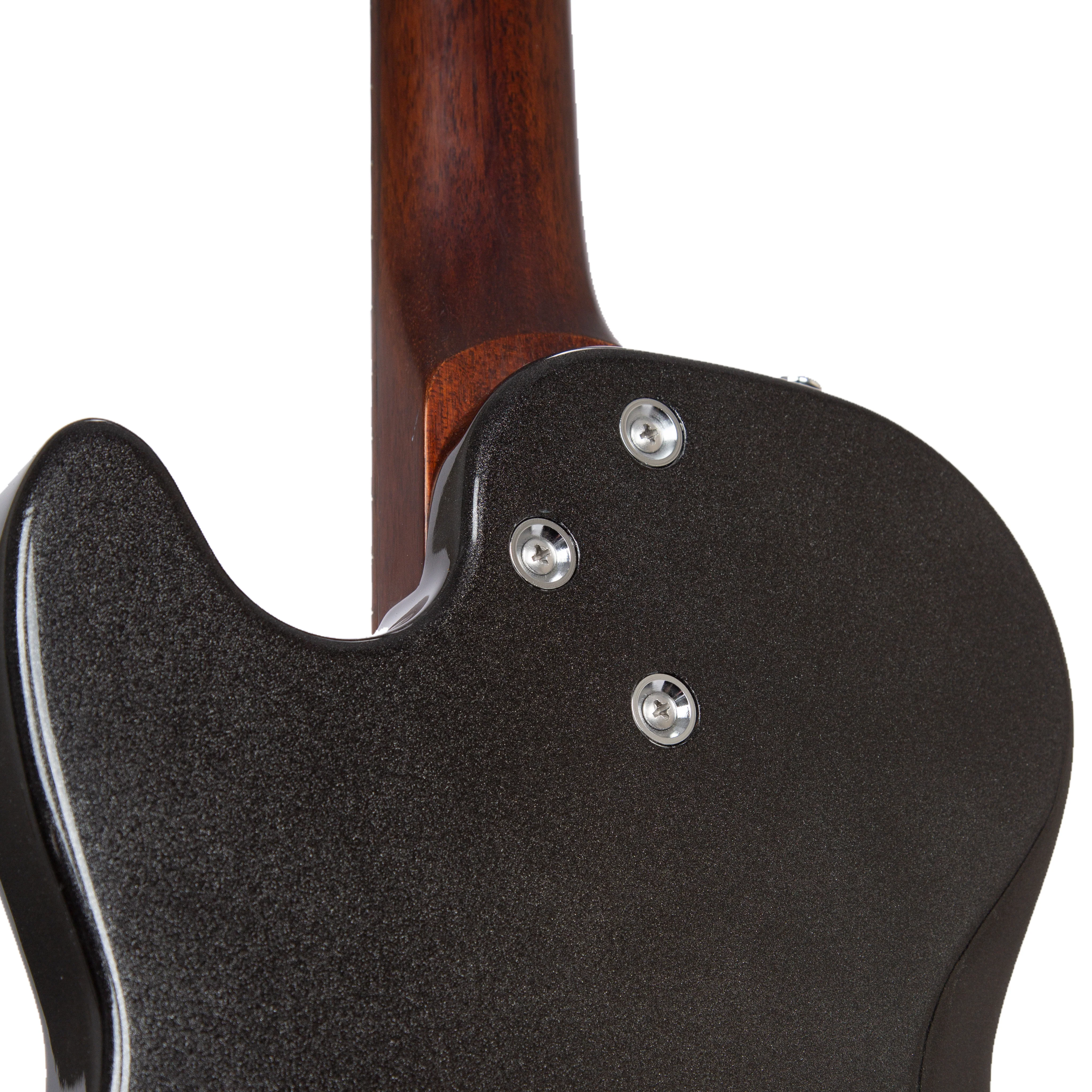 Harmony Standard Series Jupiter w/ Phat Cat P90 Electric Guitar w/ Case, Space Black - Image 8