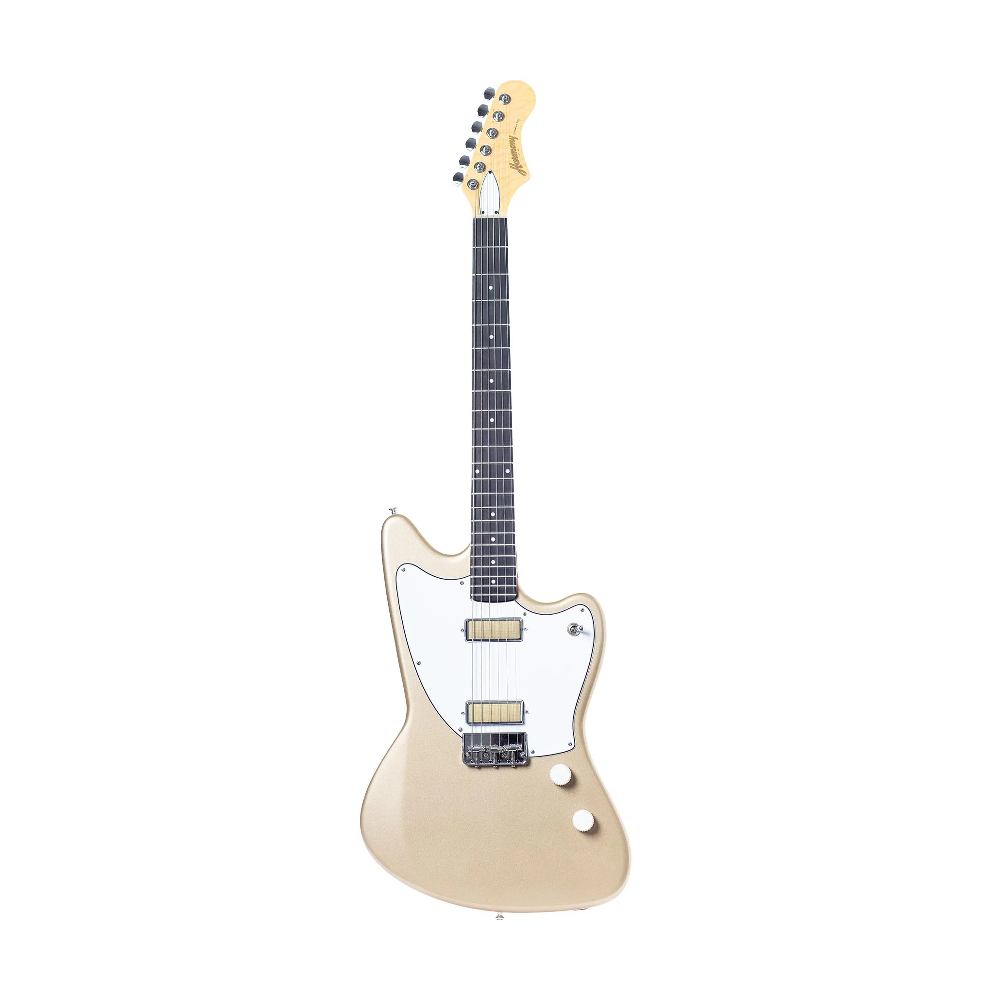 Harmony Standard Series Silhouette Electric Guitar w/Case, RW FB, Champagne