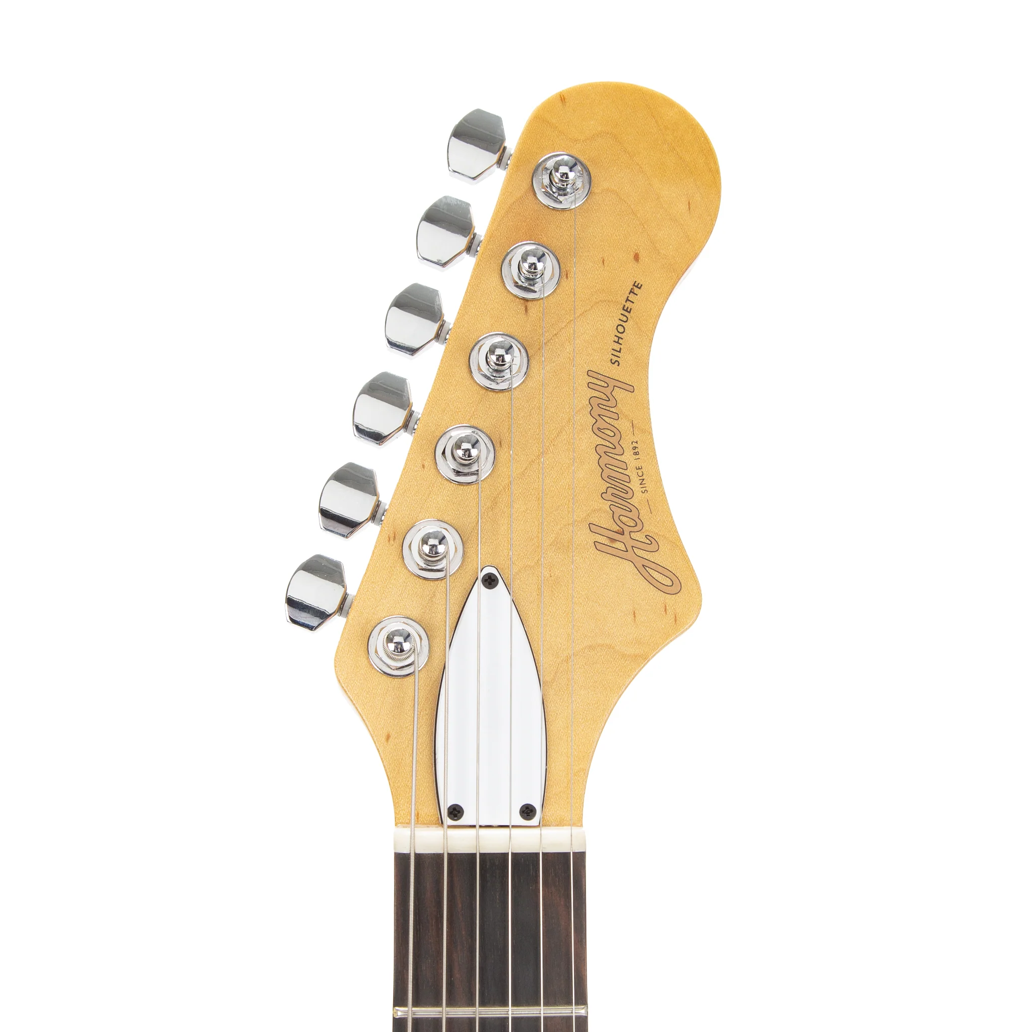 Harmony Standard Series Silhouette w/ Bigsby Electric Guitar w/Case, RW FB, Space Black - Image 7