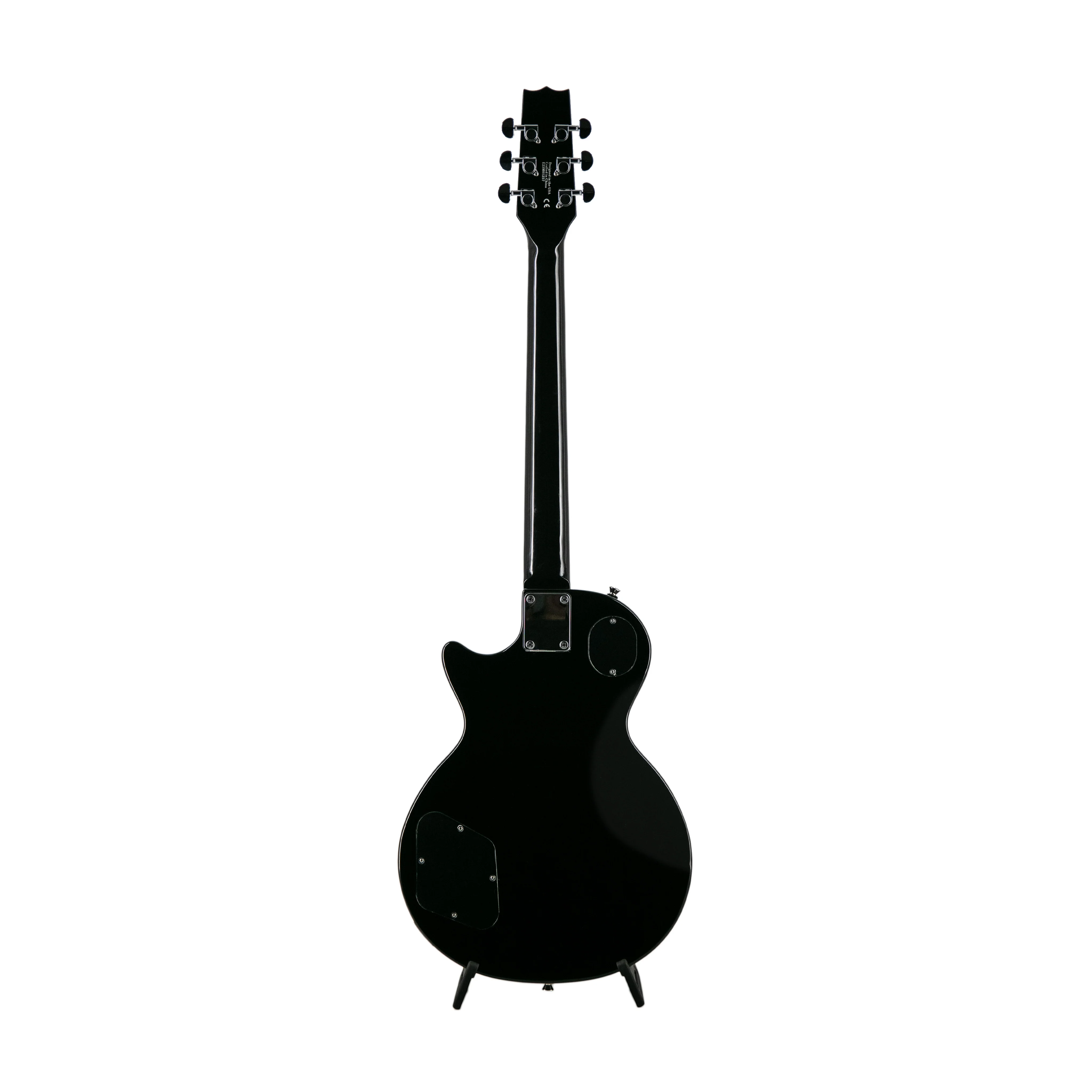 Heritage Ascent Collection H-137 Humbucker Electric Guitar, Black - Image 2