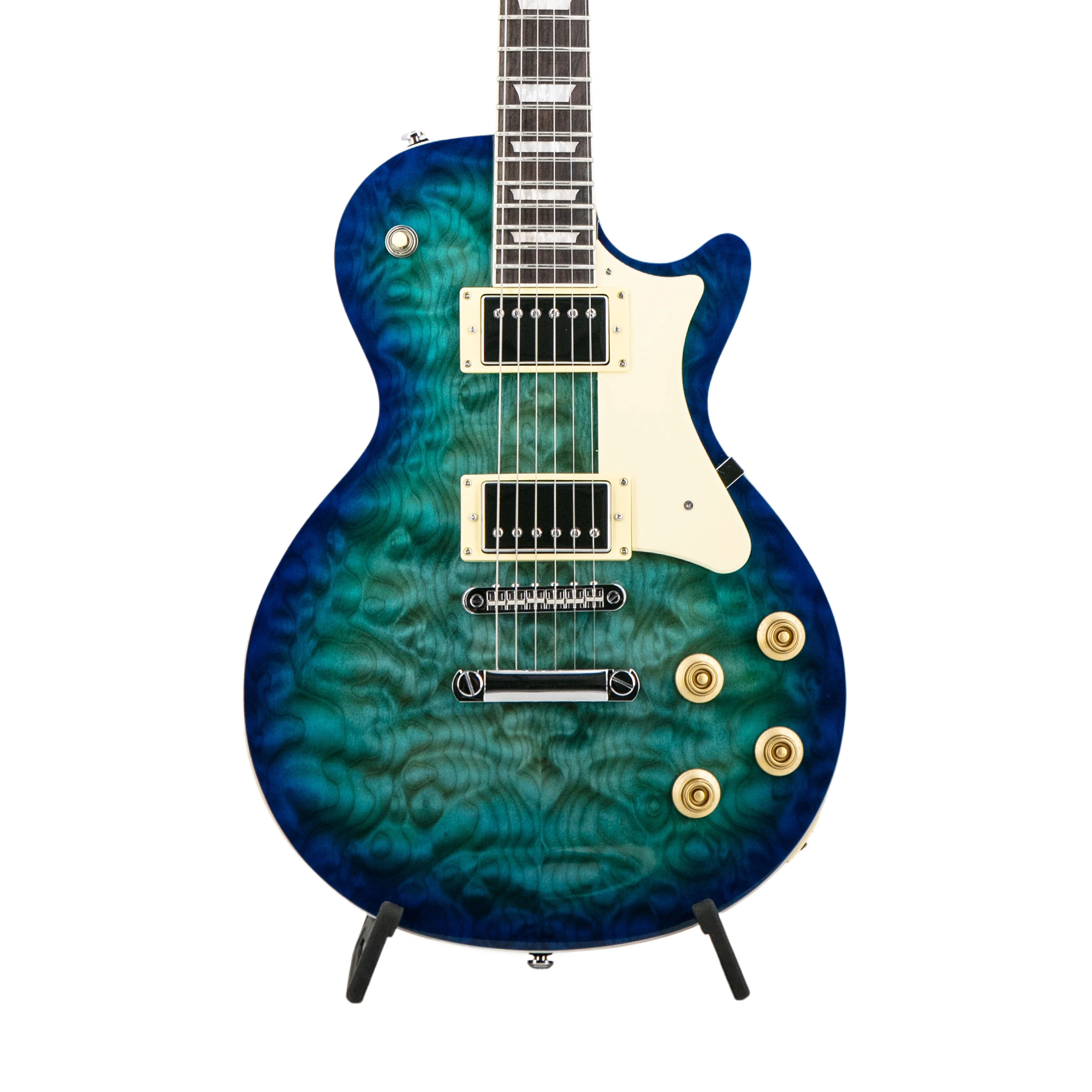 Heritage Ascent+ Collection H-150 Electric Guitar, Lake Blue Burst - Image 3