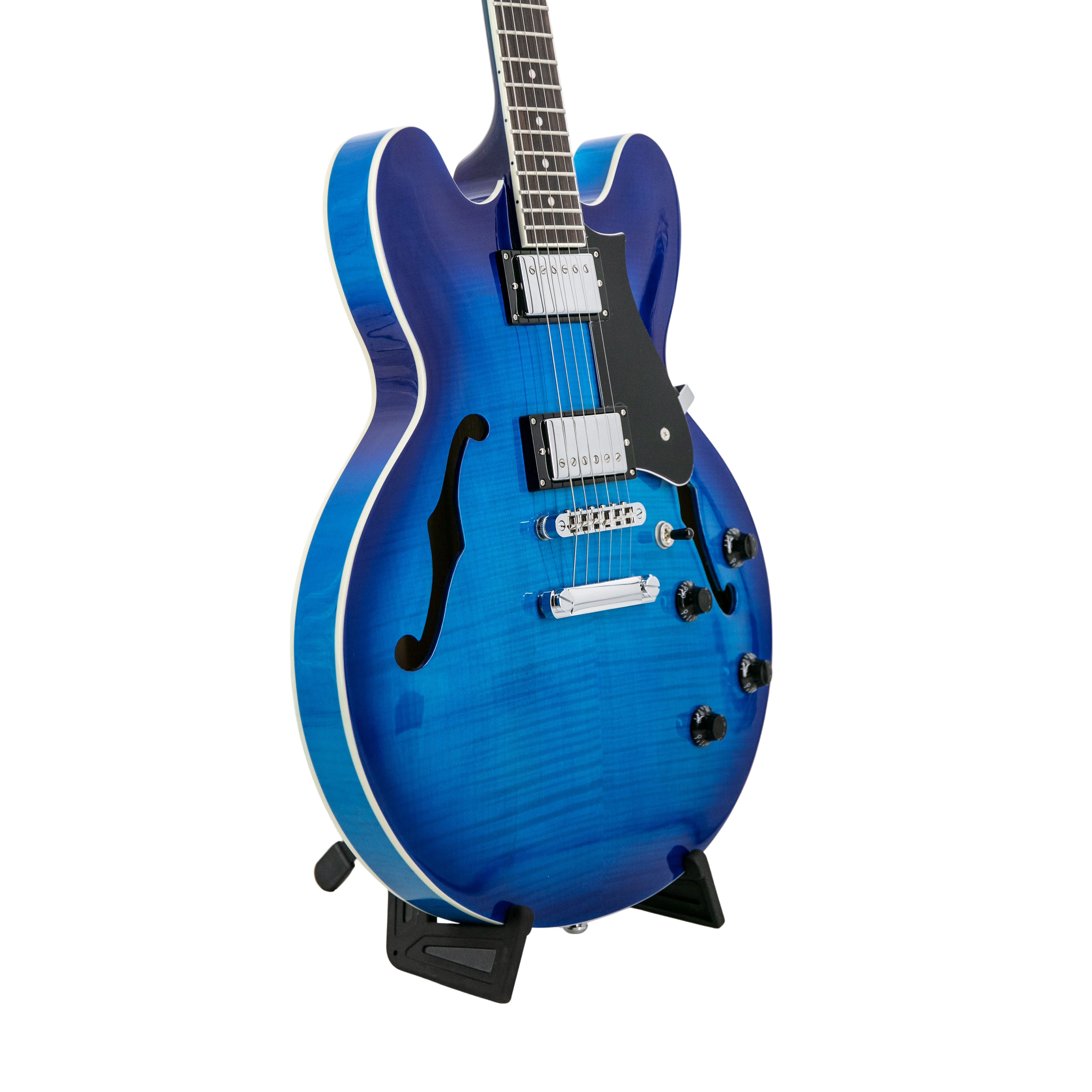 Heritage Ascent+ Collection H-535 Electric Guitar, Royal Blue Burst - Image 10
