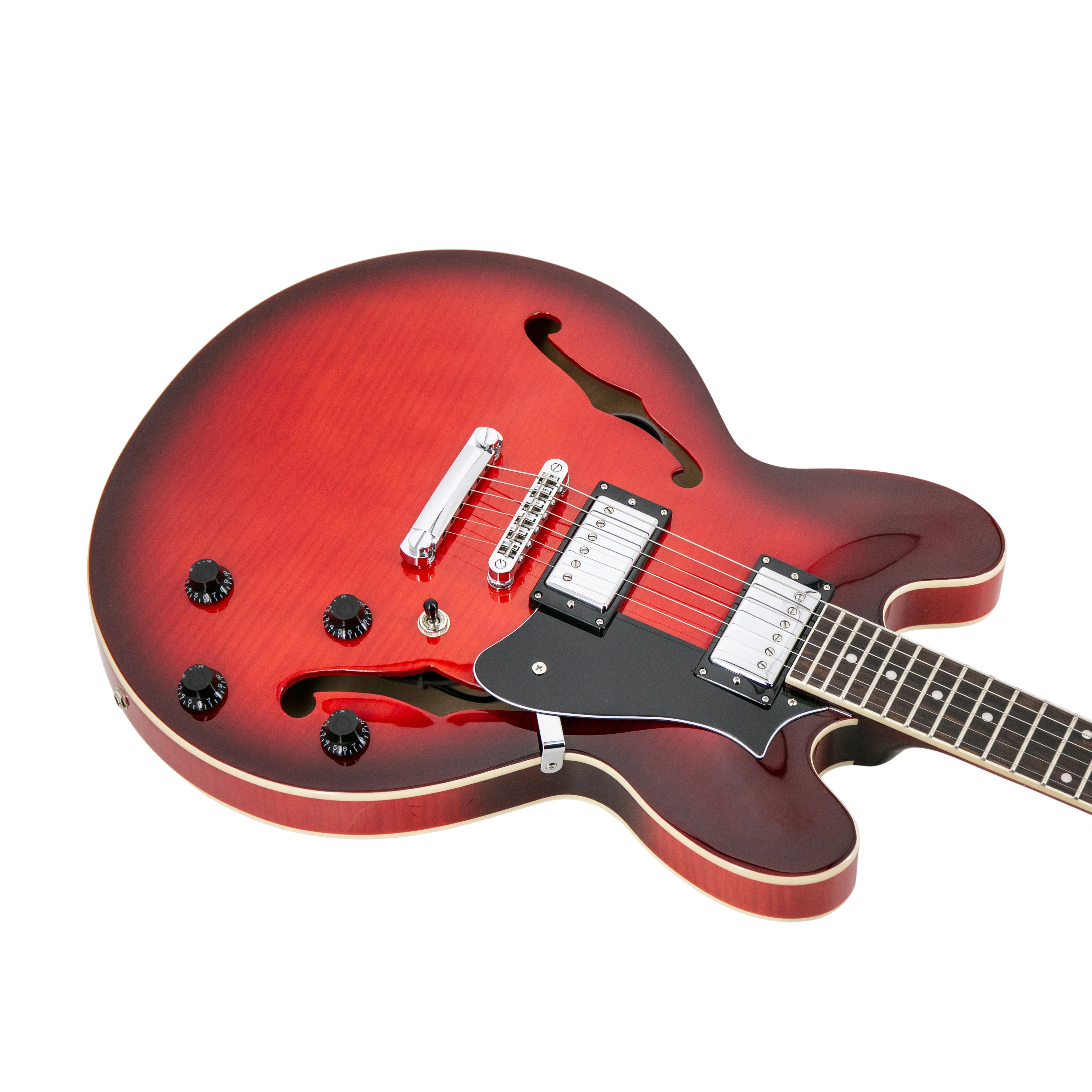 Heritage Ascent+ Collection H-535 Electric Guitar, Scarlet Red Burst - Image 12