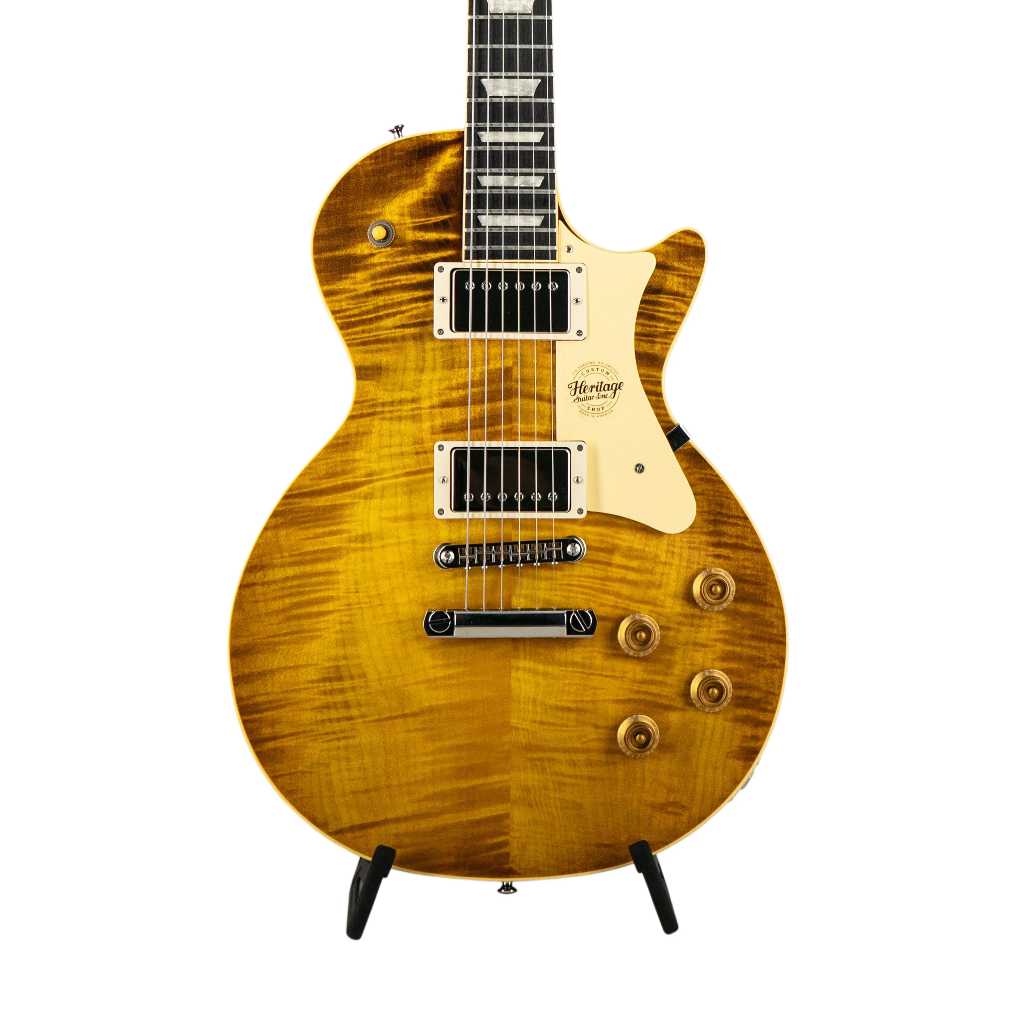 Heritage Custom Shop Build 1215 H-150 Electric Guitar with Case, Dirty Lemon Burst - Image 3