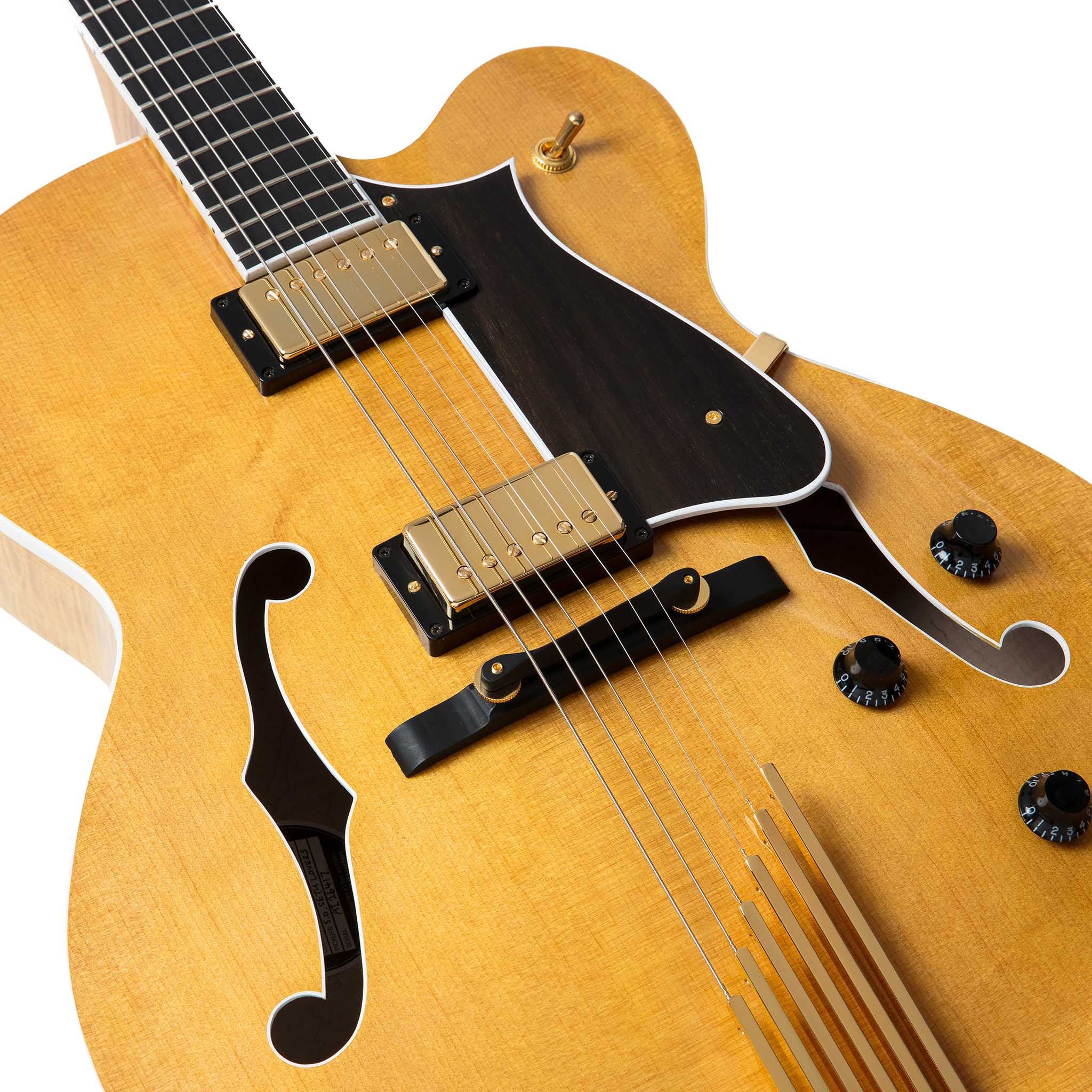 Heritage Standard Collection Eagle Classic Hollow Electric Guitar with Case, Antique Natural - Image 3