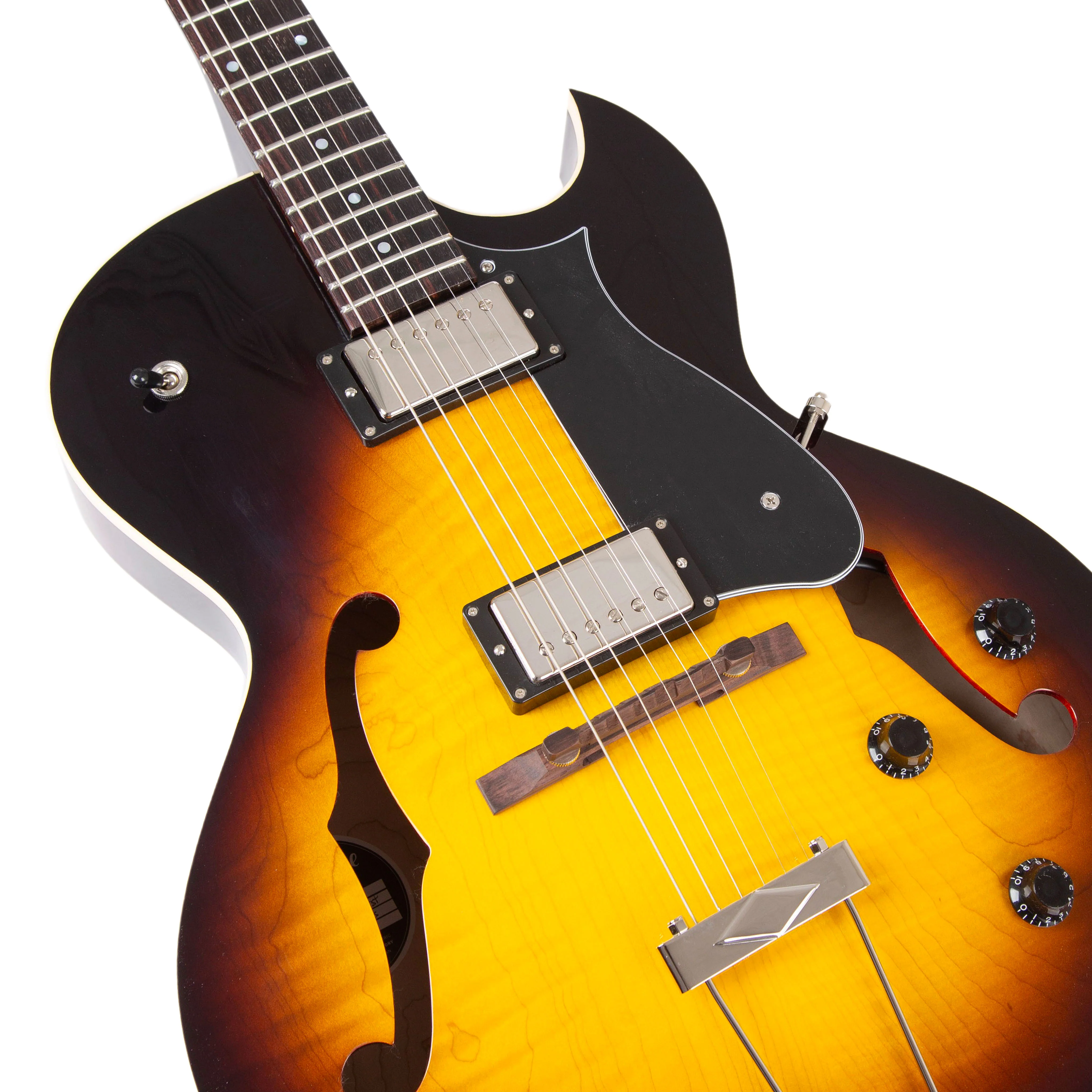 Heritage Standard Collection H-575 Electric Guitar with Case, Original Sunburst - Image 3