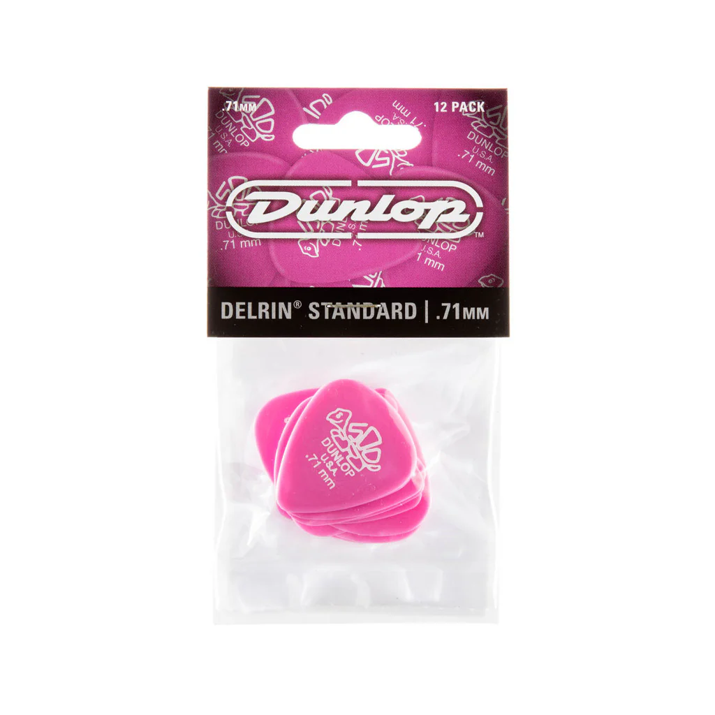 Jim Dunlop 41 Delrin 500 Pick, .71mm, 12-Pack - Image 4