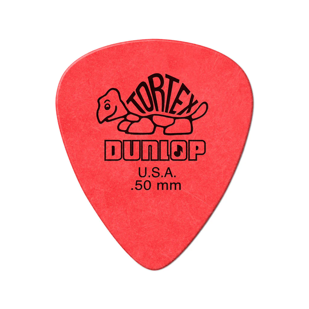 Jim Dunlop 418 Tortex Standard Pick, .50mm, 12-Pack