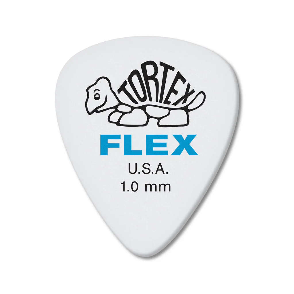 Jim Dunlop 428 Tortex Flex Standard Pick, 1.00mm, 72-Pack
