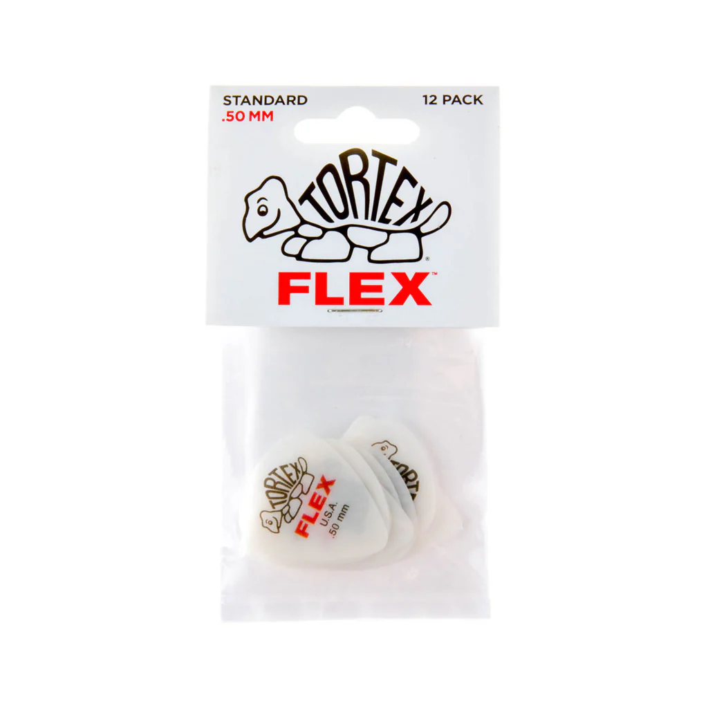 Jim Dunlop 428 Tortex Flex Standard Pick, .50mm, 12-Pack - Image 3