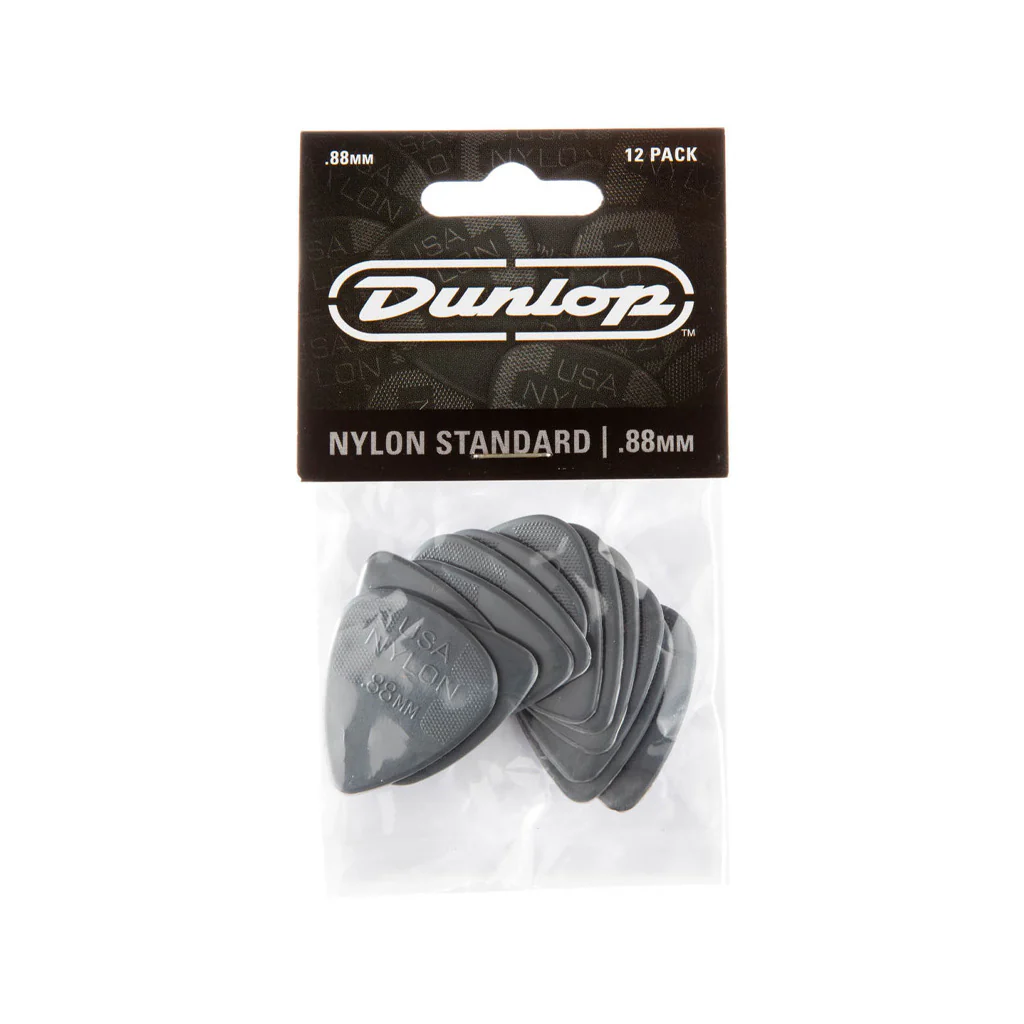 Jim Dunlop 44 Nylon Standard Pick, .88mm, 12-Pack - Image 4