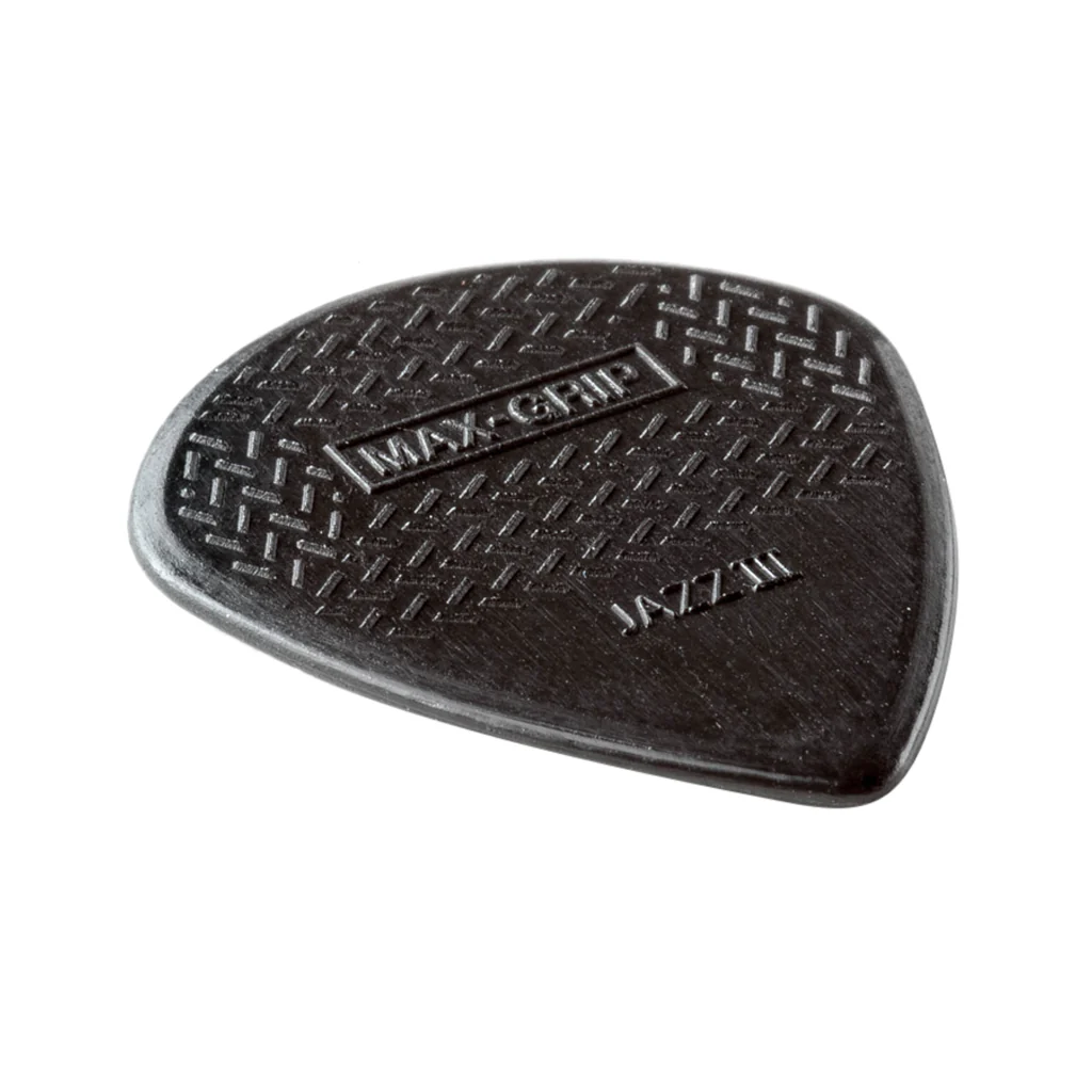 Jim Dunlop 471-3S Max-Grip Jazz III Stiffo Pick, 6-Pack - Image 3