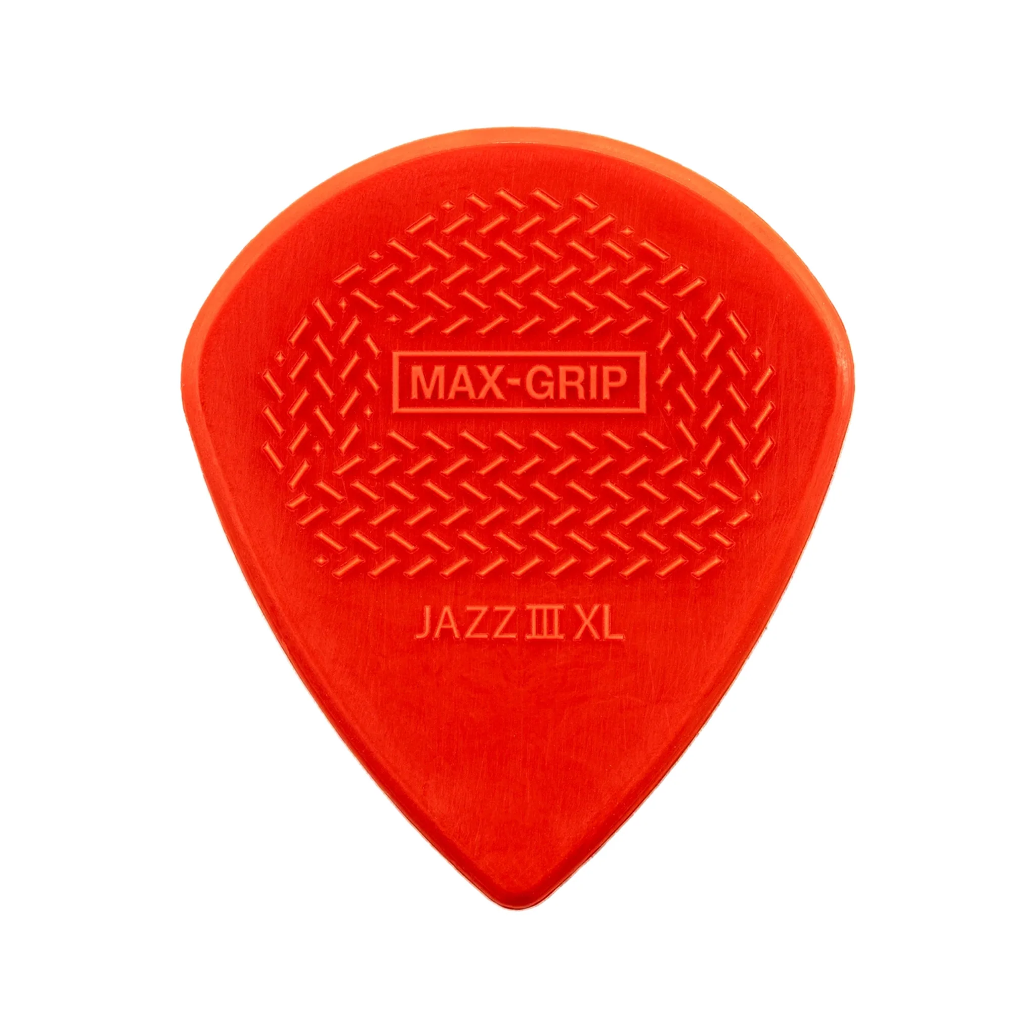 Jim Dunlop 581PXLN Nylon Max-Grip Jazz III XL Guitar Picks, 1.38mm, 6-Pack