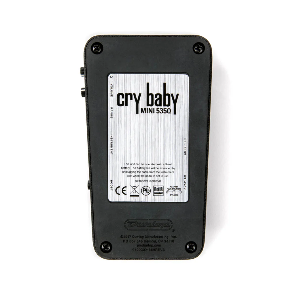 Jim Dunlop CBM535Q Cry Baby Mini 535Q Wah Guitar Effects Pedal - Image 6