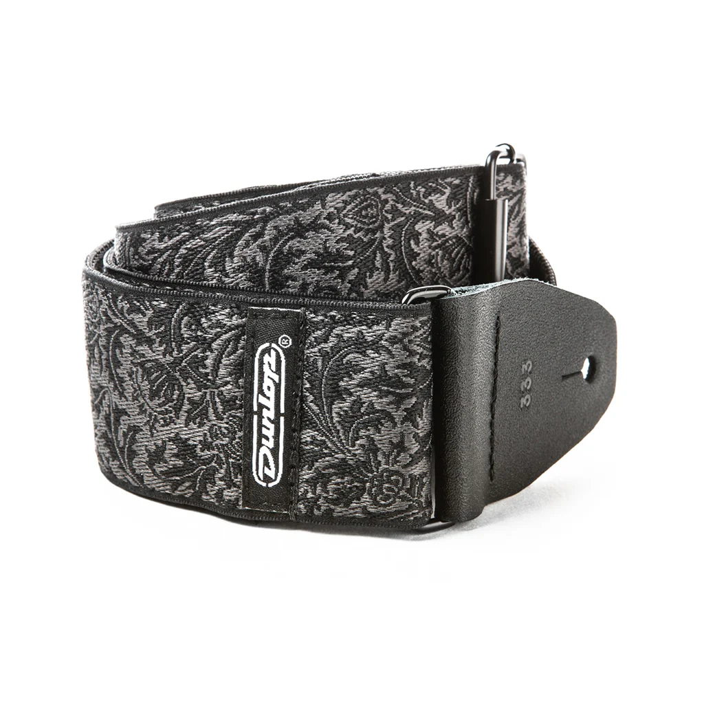 Jim Dunlop D67-14 Jacquard Guitar Strap, Black Thistle - Image 2