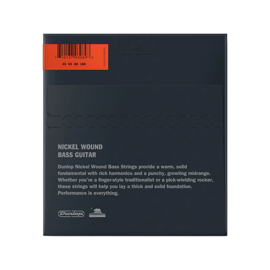 Jim Dunlop DBN45100 Nickel Wound Bass 4-String Set, 45-100 - Image 2