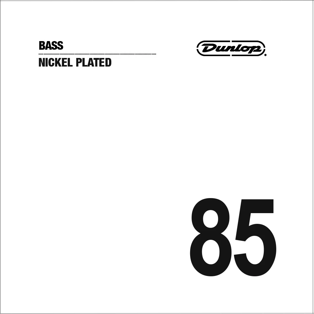 Jim Dunlop DBN85 Nickel Plated Stainless Steel Bass String, .085
