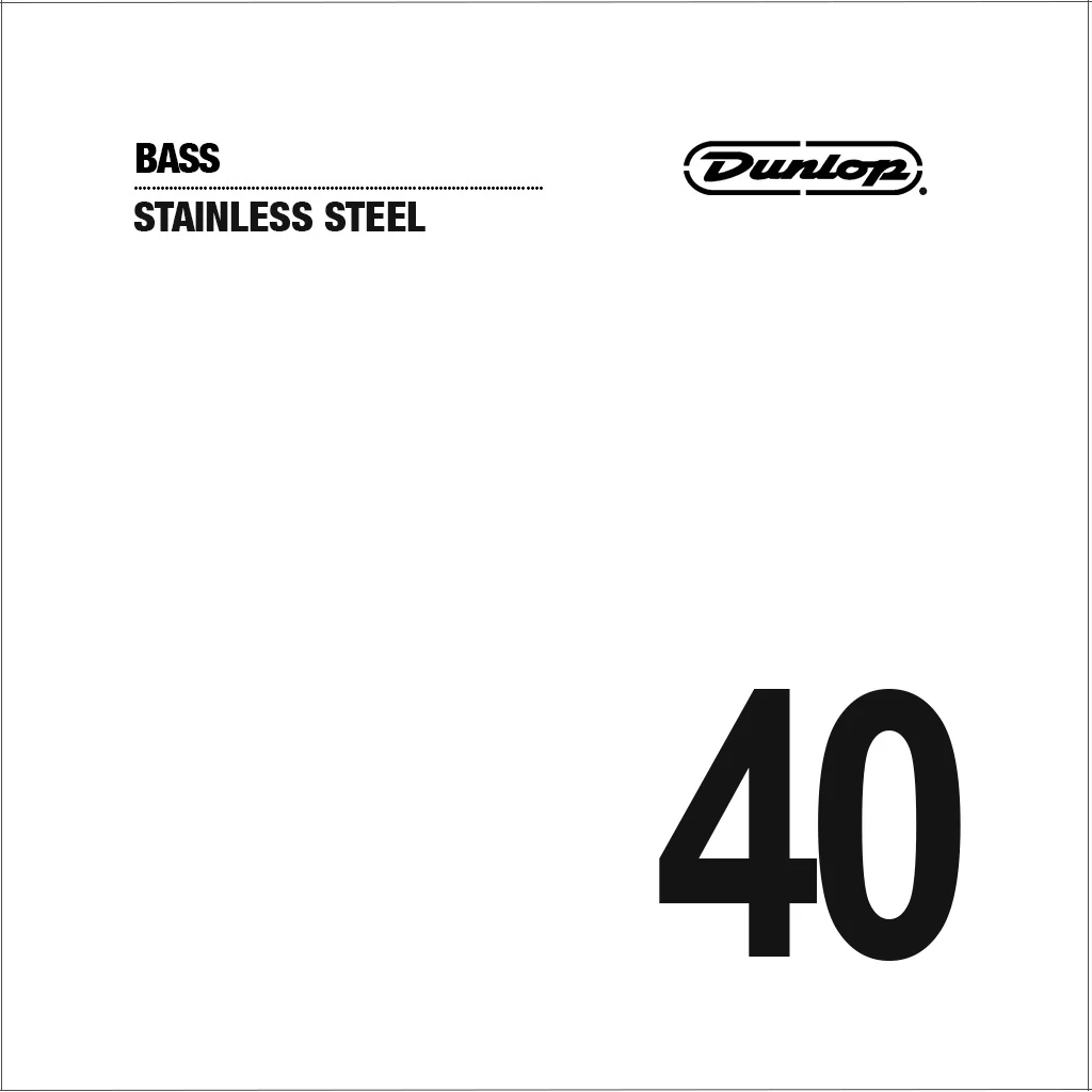 Jim Dunlop DBS40 Stainless Steel Bass String, .040