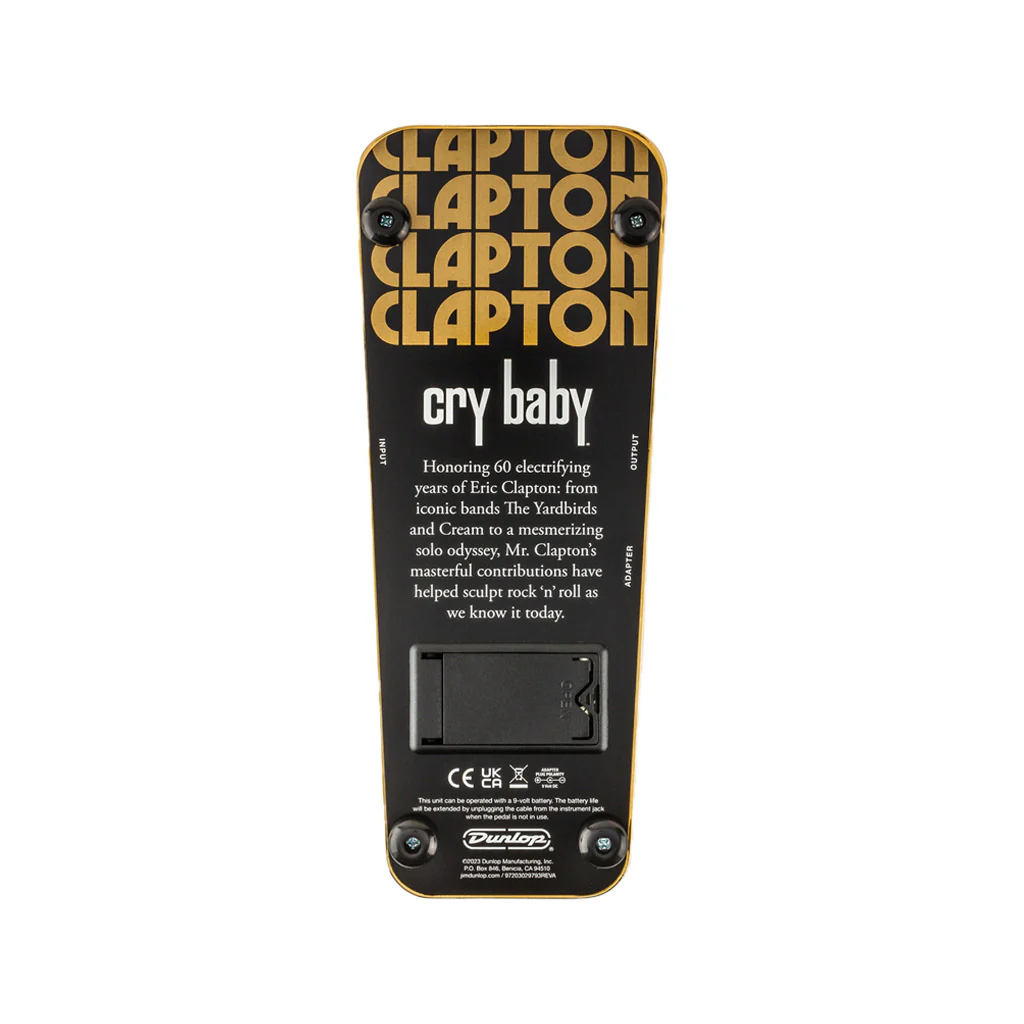 Jim Dunlop EC95 Eric Clapton Cry Baby Wah Guitar Pedal - Image 6