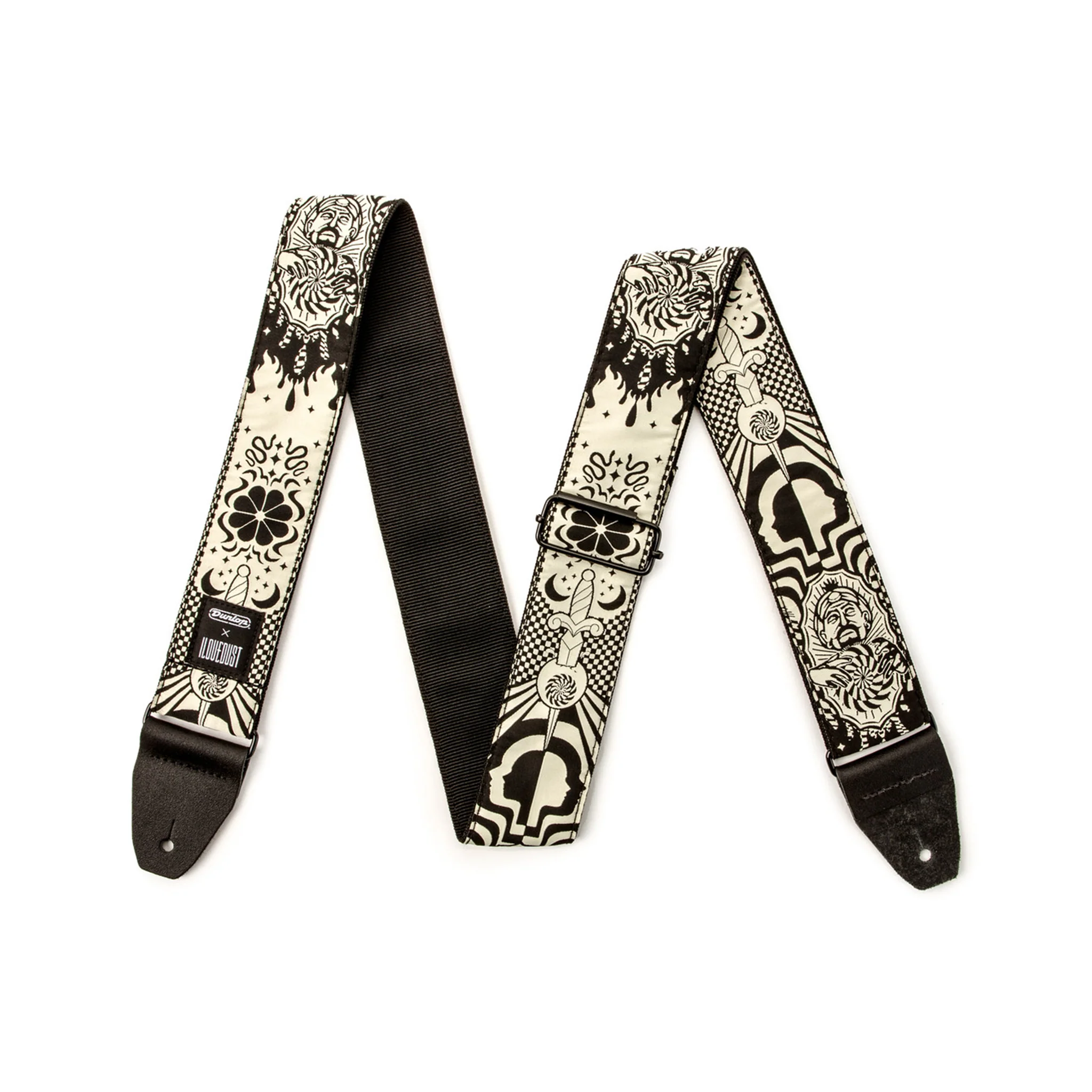 Jim Dunlop ILD15 I Love Dust Night Spells Guitar Strap