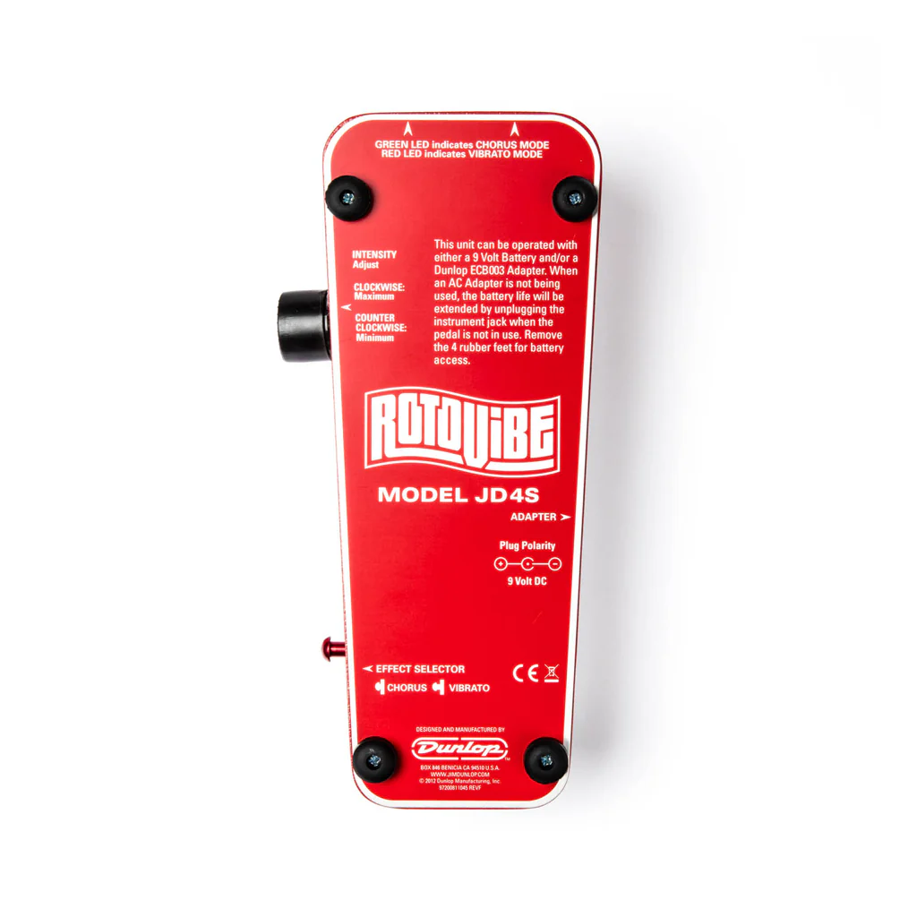 Jim Dunlop JD4S Rotovibe Chorus/Vibrato Guitar Effects Pedal - Image 6