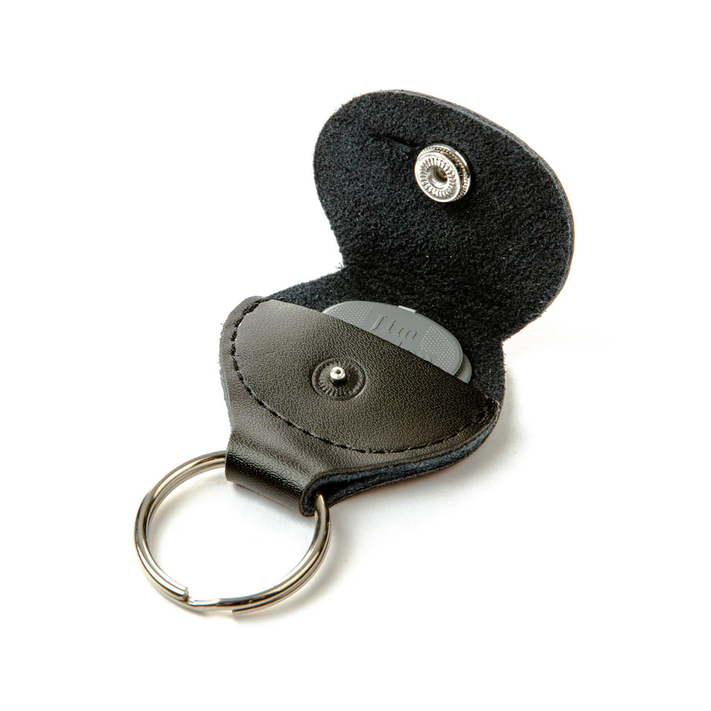 Jim Dunlop Pickers Pouch Keychain Square with D Logo - Image 2