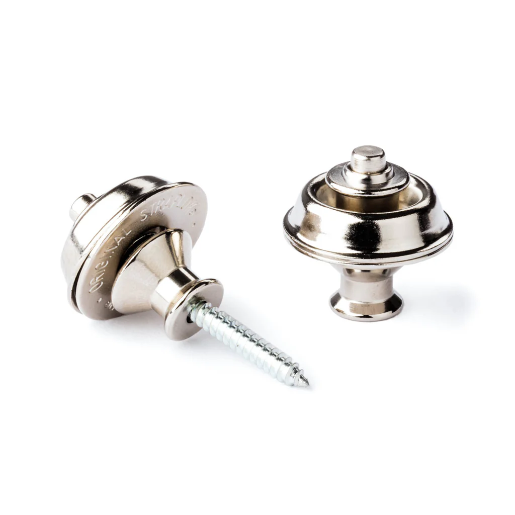 Jim Dunlop SLS1031N Straplok Dual Design Strap Retainers, Nickel - Image 2