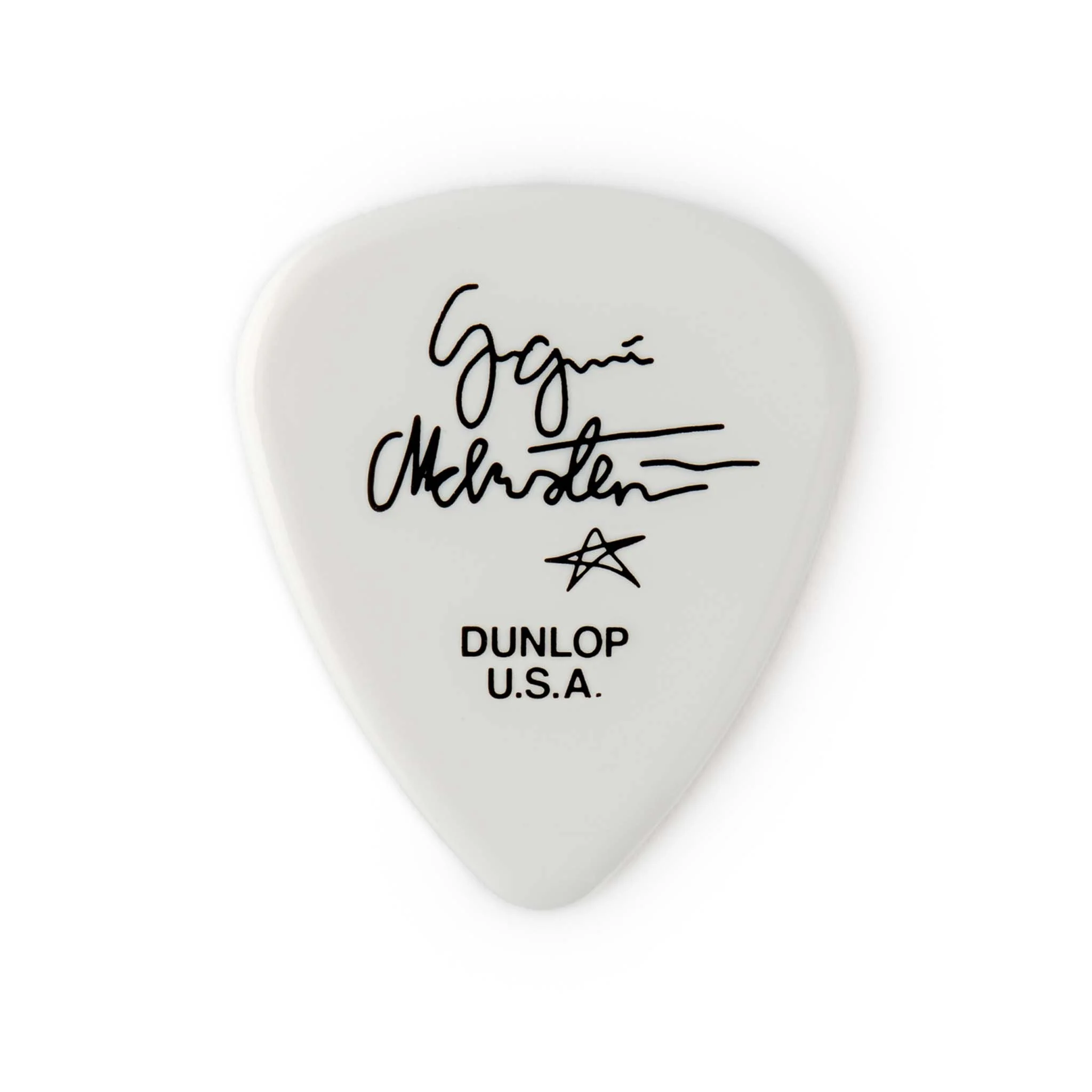 Jim Dunlop YJMP01WH Malmsteen Custom Delrin Guitar Pick, 1.5 mm, Pack of 6 - Image 2