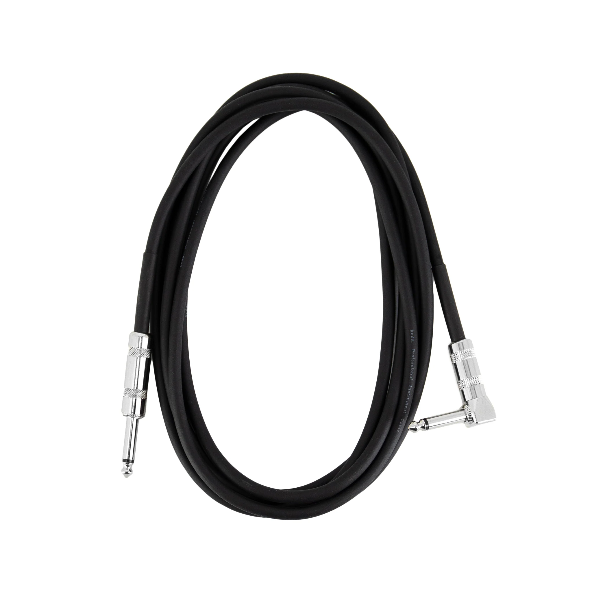 koda essential KIC10RA Straight-Angled Instrument Cable, 10ft, Black - Image 3