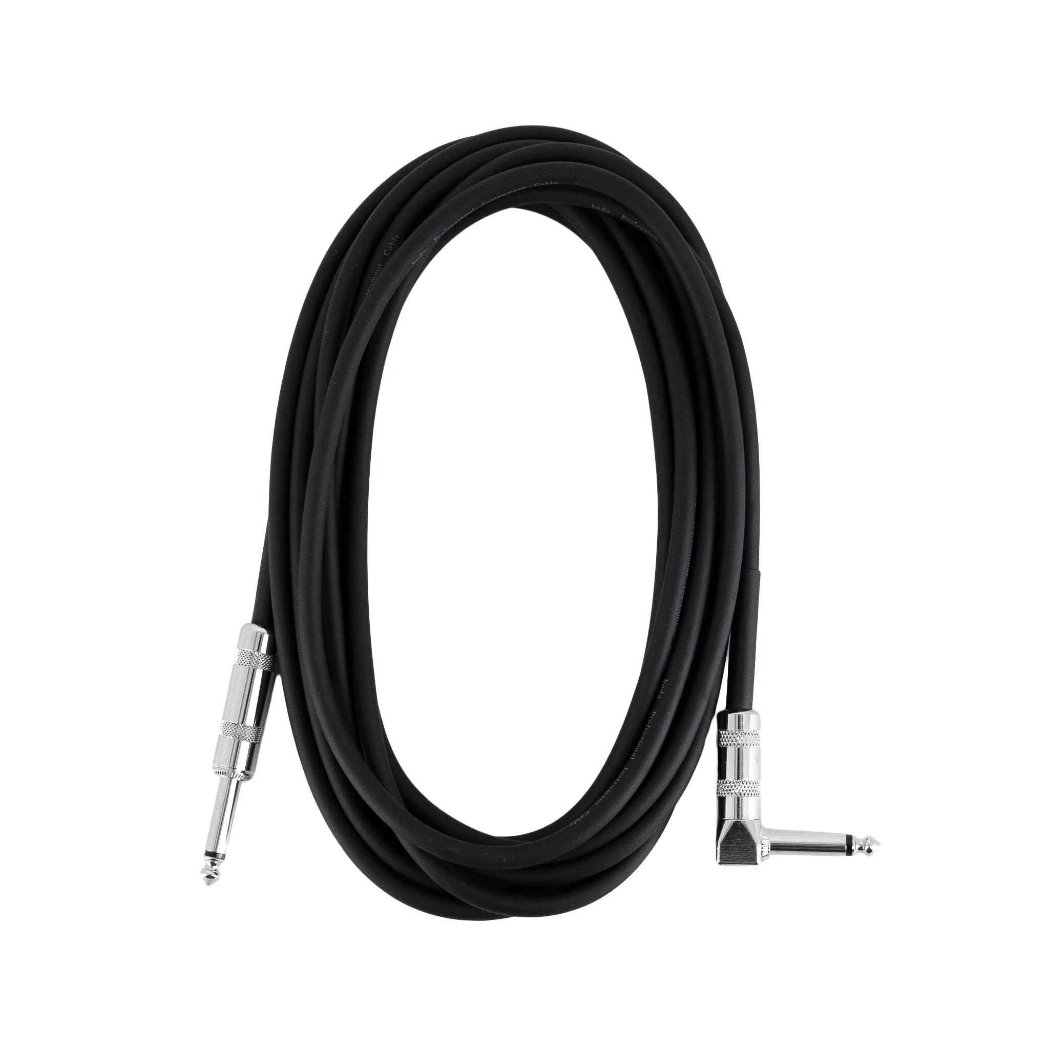koda essential KIC15RA Straight-Angled Instrument Cable, 15ft, Black - Image 3